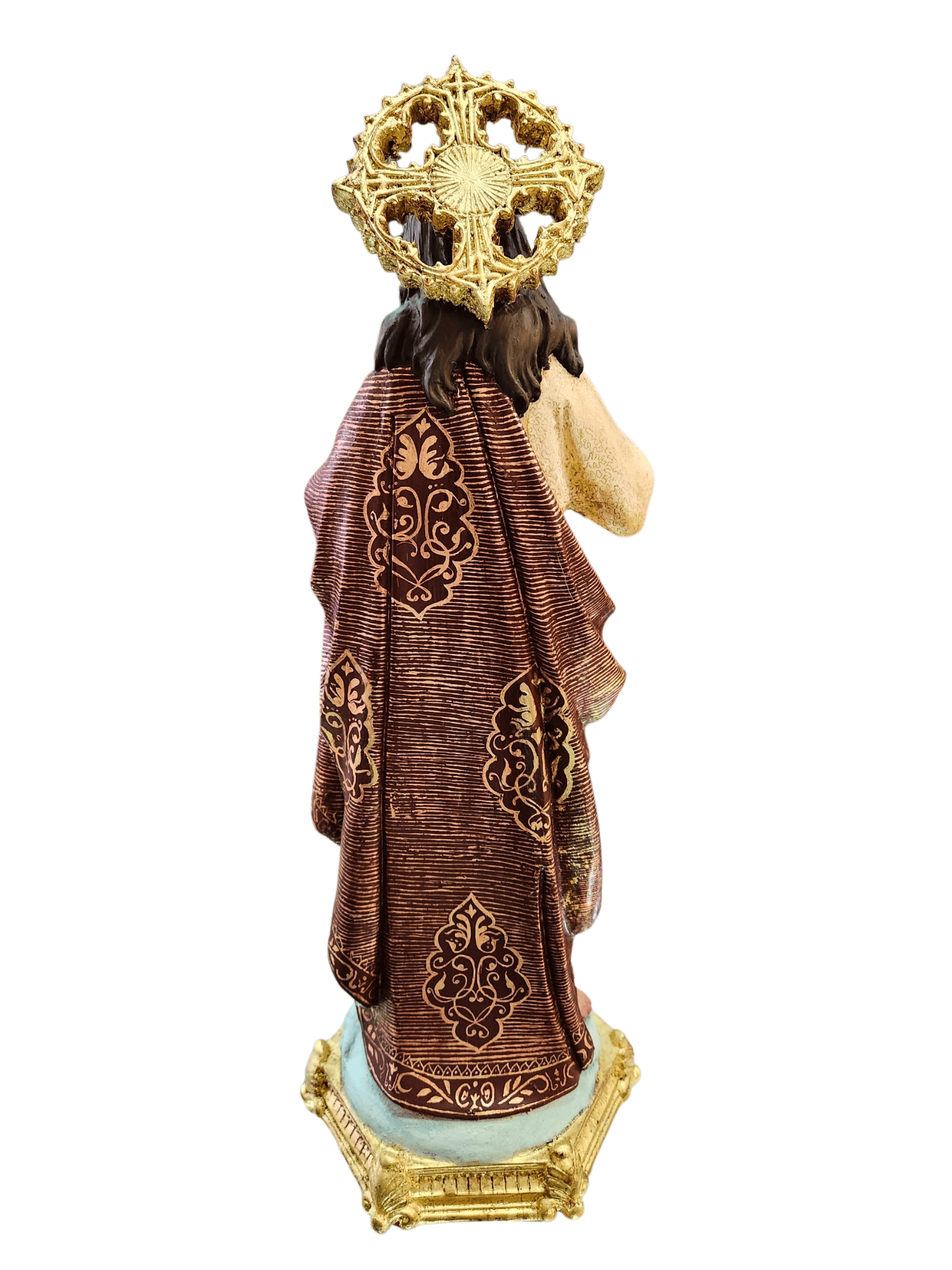 Imagem do Sagrado Coração Jesus Policromado de 43 cm-TerraCotta Arte Sacra