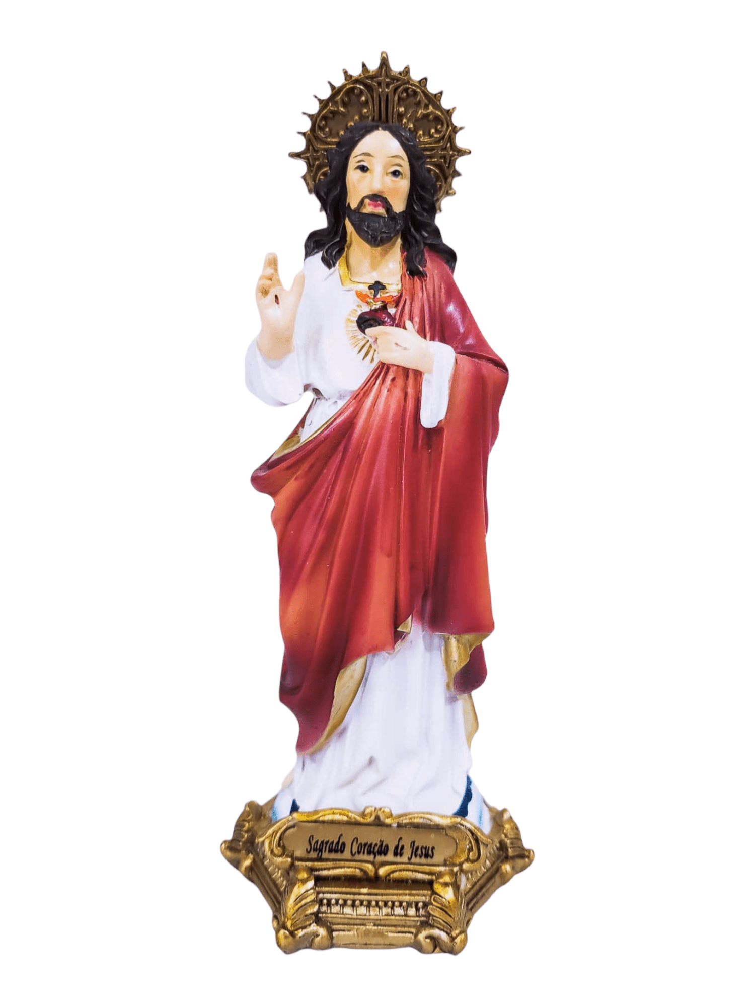 Imagem do Sagrado Coração de Jesus em Resina 20 cm-TerraCotta Arte Sacra