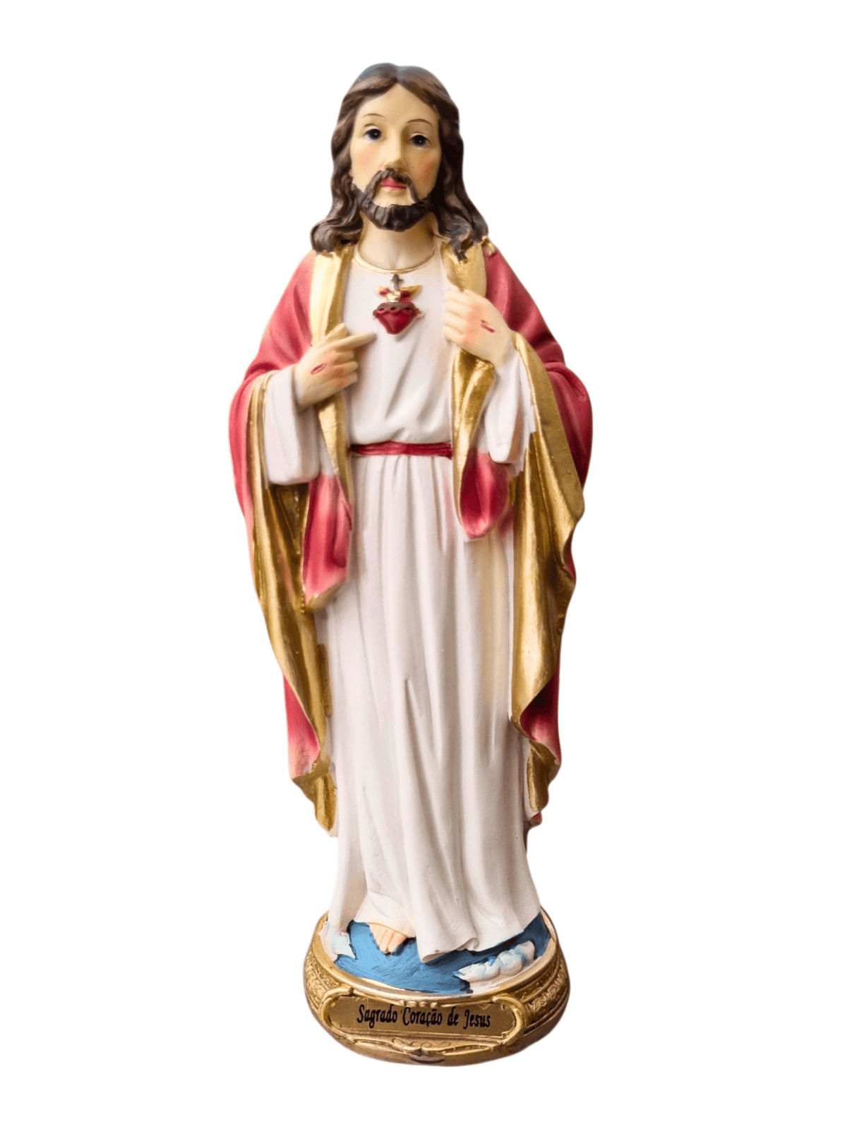 Imagem do Sagrado Coração de Jesus em Resina 20 cm-TerraCotta Arte Sacra