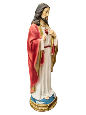 Imagem do Sagrado Coração de Jesus em Resina 30 cm-TerraCotta Arte Sacra