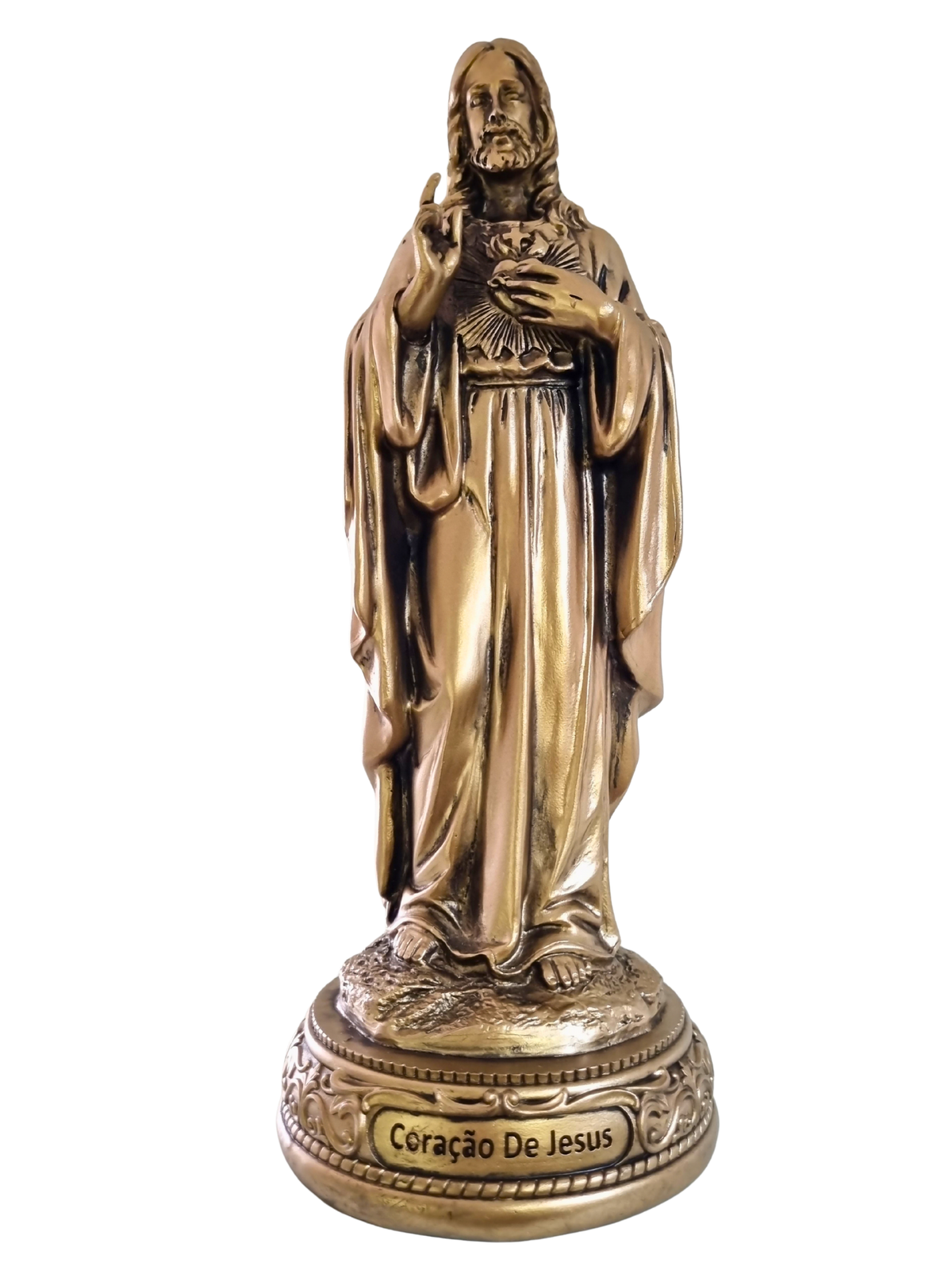 Imagem do Sagrado Coração de Jesus em Resina 30 cm-TerraCotta Arte Sacra
