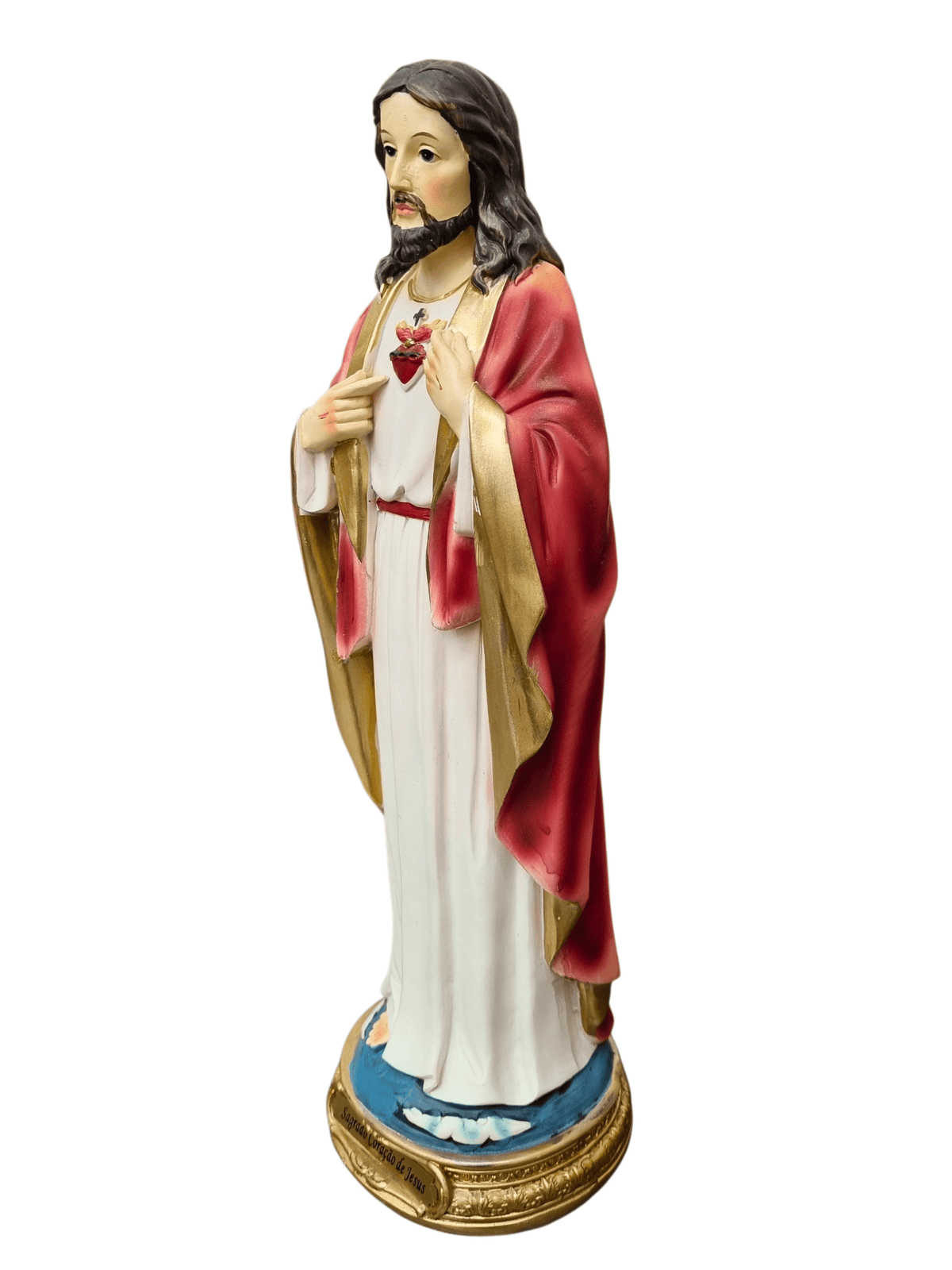 Imagem do Sagrado Coração de Jesus em Resina 30 cm-TerraCotta Arte Sacra