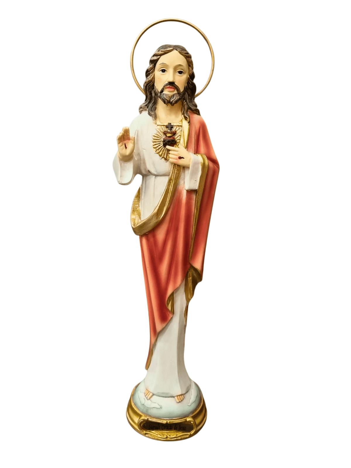 Imagem do Sagrado Coração de Jesus em Resina 30 cm-TerraCotta Arte Sacra