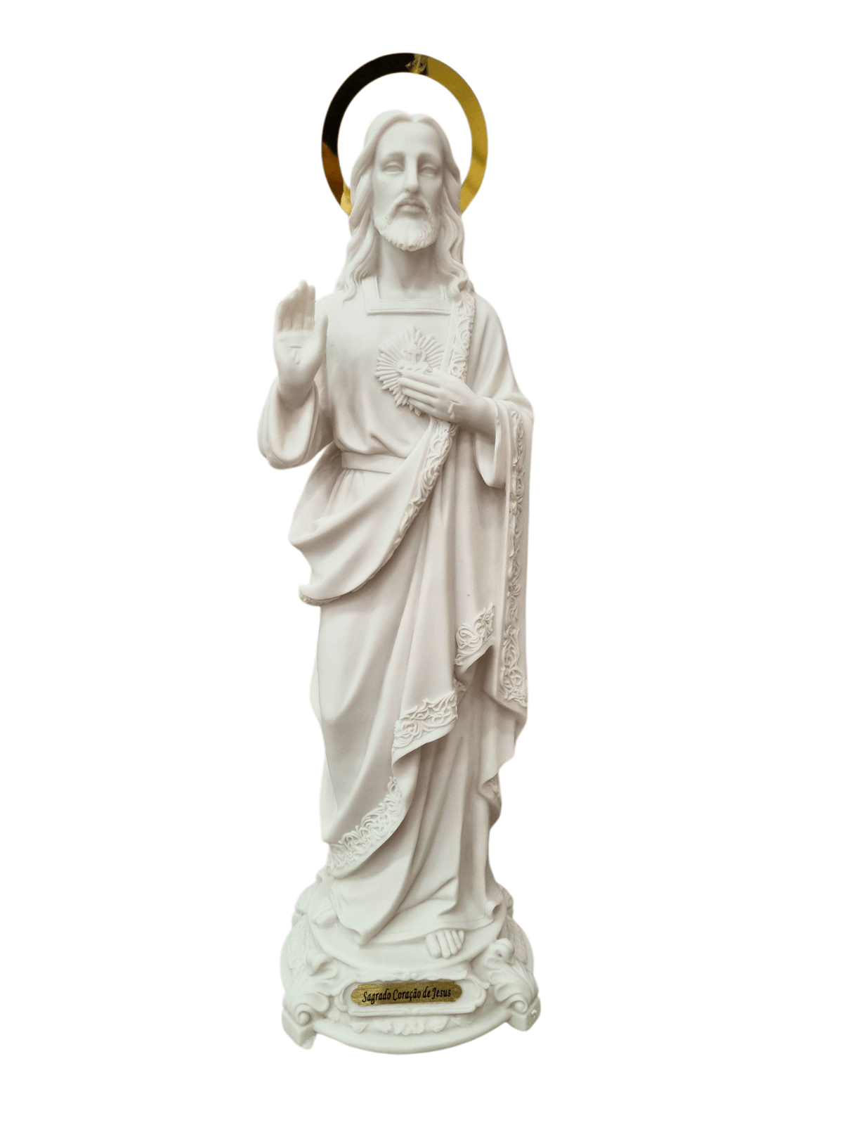 Imagem do Sagrado Coração de Jesus em Resina 35 cm-TerraCotta Arte Sacra