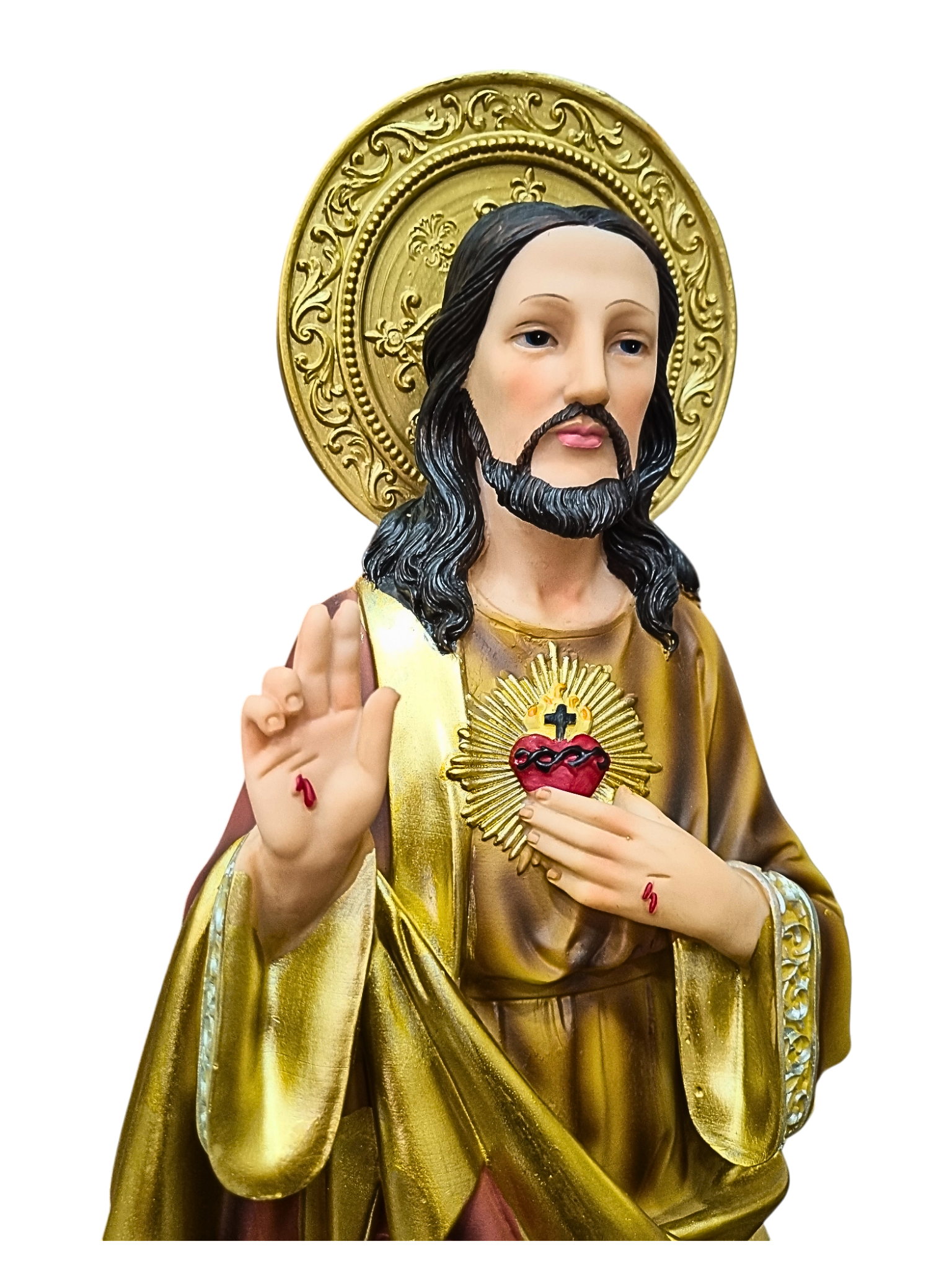 Imagem do Sagrado Coração de Jesus em Resina 60 cm-TerraCotta Arte Sacra