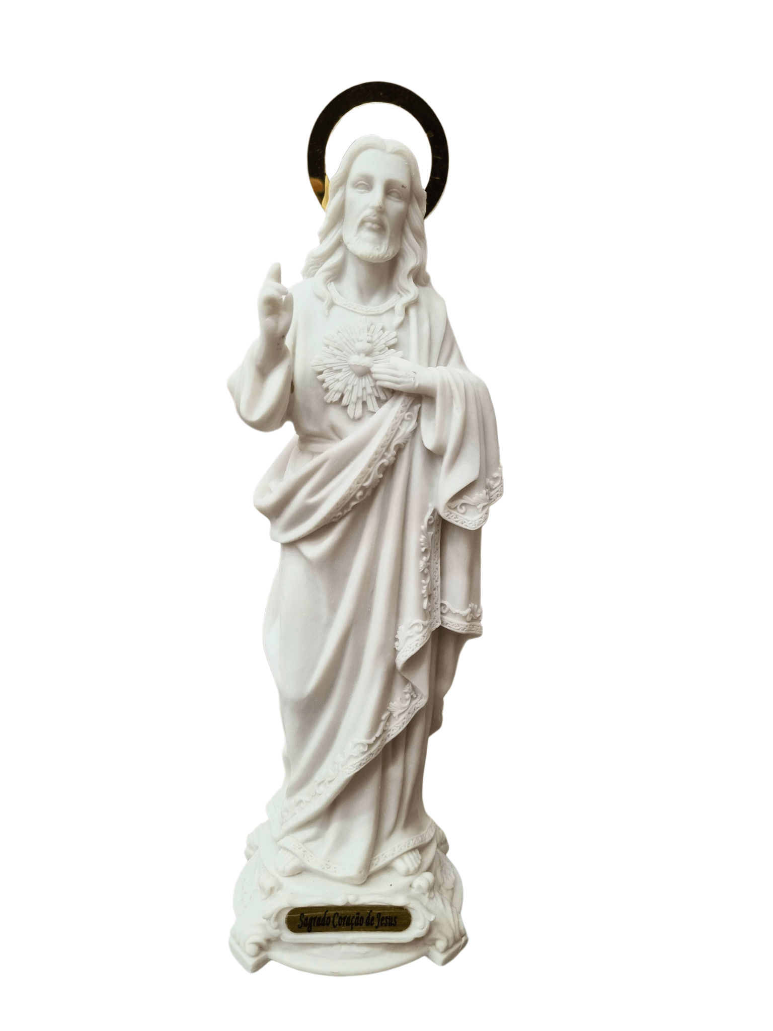 Imagem do Sagrado Coração de Jesus em resina 20 cm-TerraCotta Arte Sacra
