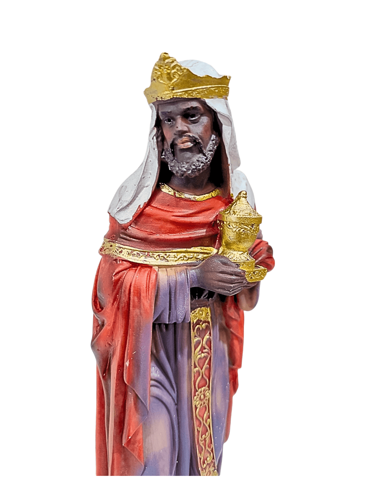 Imagem em Resina Rei Mago Baltazar 20 cm-TerraCotta Arte Sacra