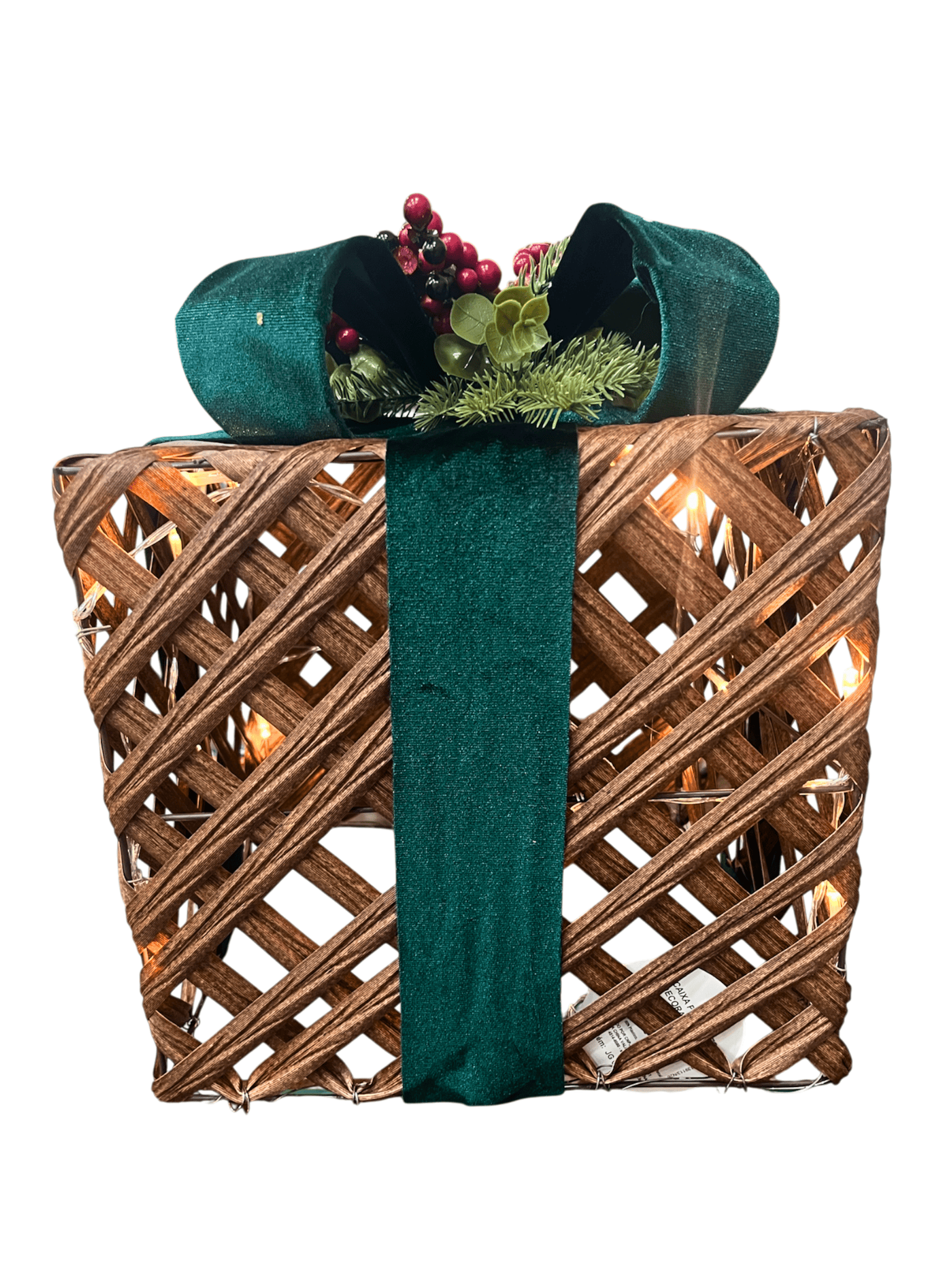 Kit Decorativo de Natal 3 peças com Led-TerraCotta Arte Sacra