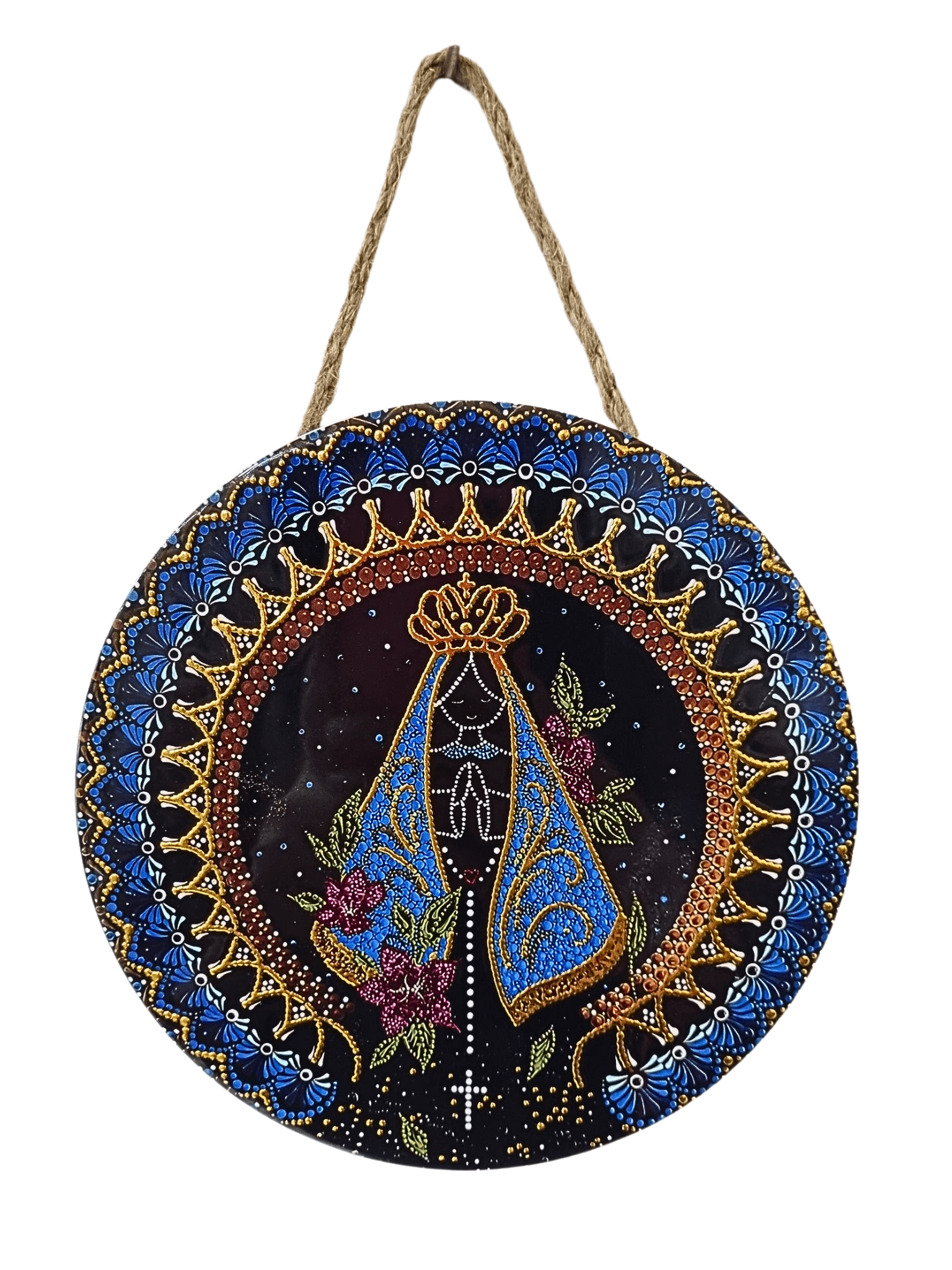 Mandala Nossa Senhora Aparecida (7)-TerraCotta Arte Sacra