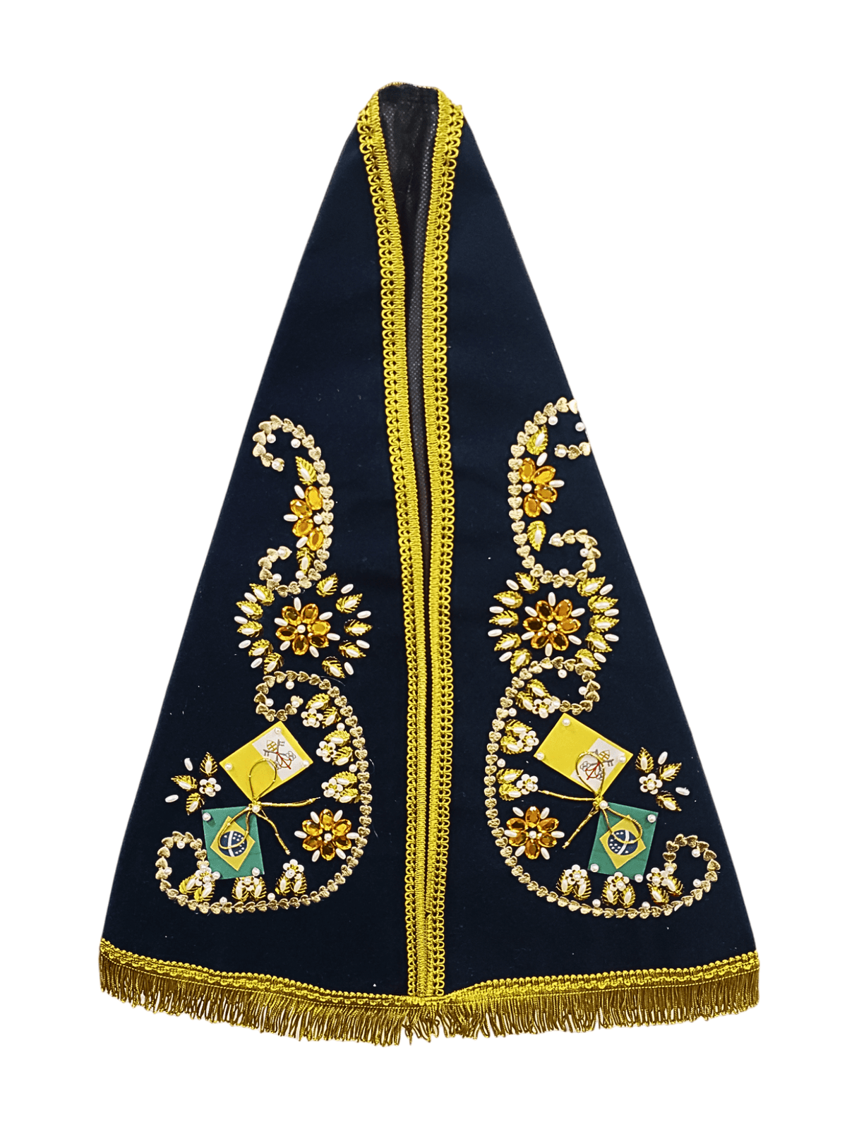 Manto com Pedras Laranjas para Imagem de 60 cm-TerraCotta Arte Sacra