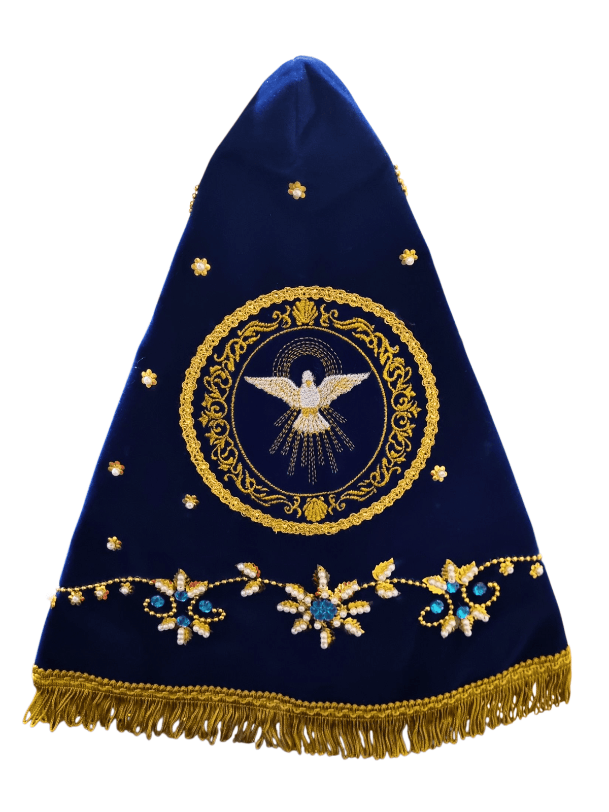 Manto para Imagem de Nossa Senhora Aparecida Divino Espírito Santo 38 cm-TerraCotta Arte Sacra