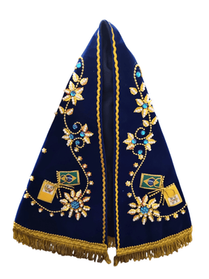 Manto para Imagem de Nossa Senhora Aparecida Divino Espírito Santo 38 cm-TerraCotta Arte Sacra