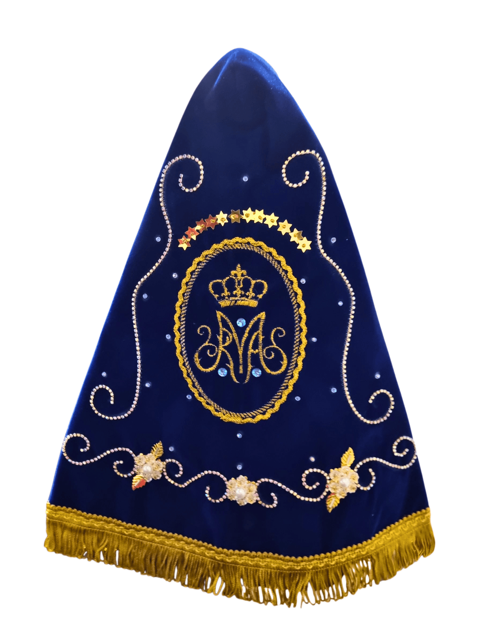 Manto para Imagem de Nossa Senhora Aparecida Luxo 38 cm-TerraCotta Arte Sacra