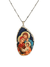 Medalha de Ágata com Ícone da Sagrada Família Made in Rússia-TerraCotta Arte Sacra