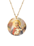 Medalha de Madrepérola com Ícone Virgem Maria Made in Rússia-TerraCotta Arte Sacra