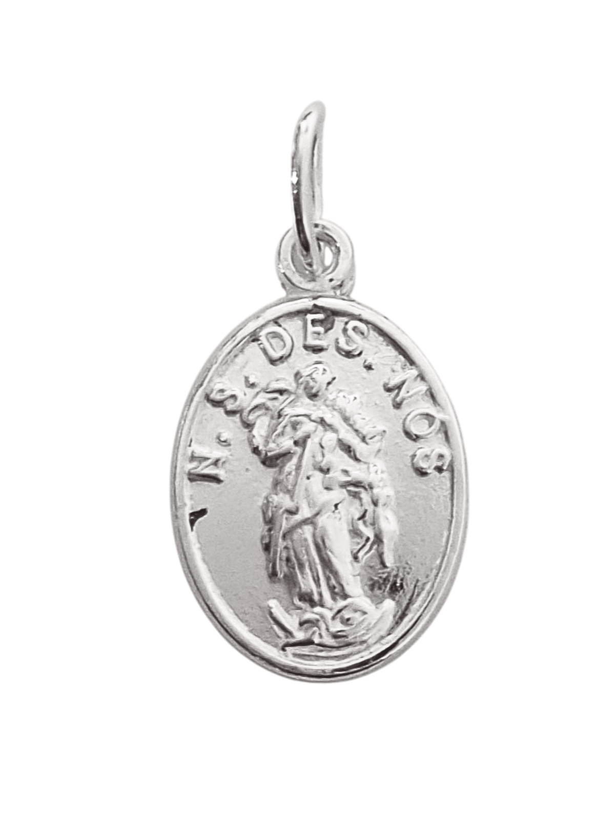 Medalha de Nossa Senhora Desatadora dos Nós em Prata de Lei 925-TerraCotta Arte Sacra