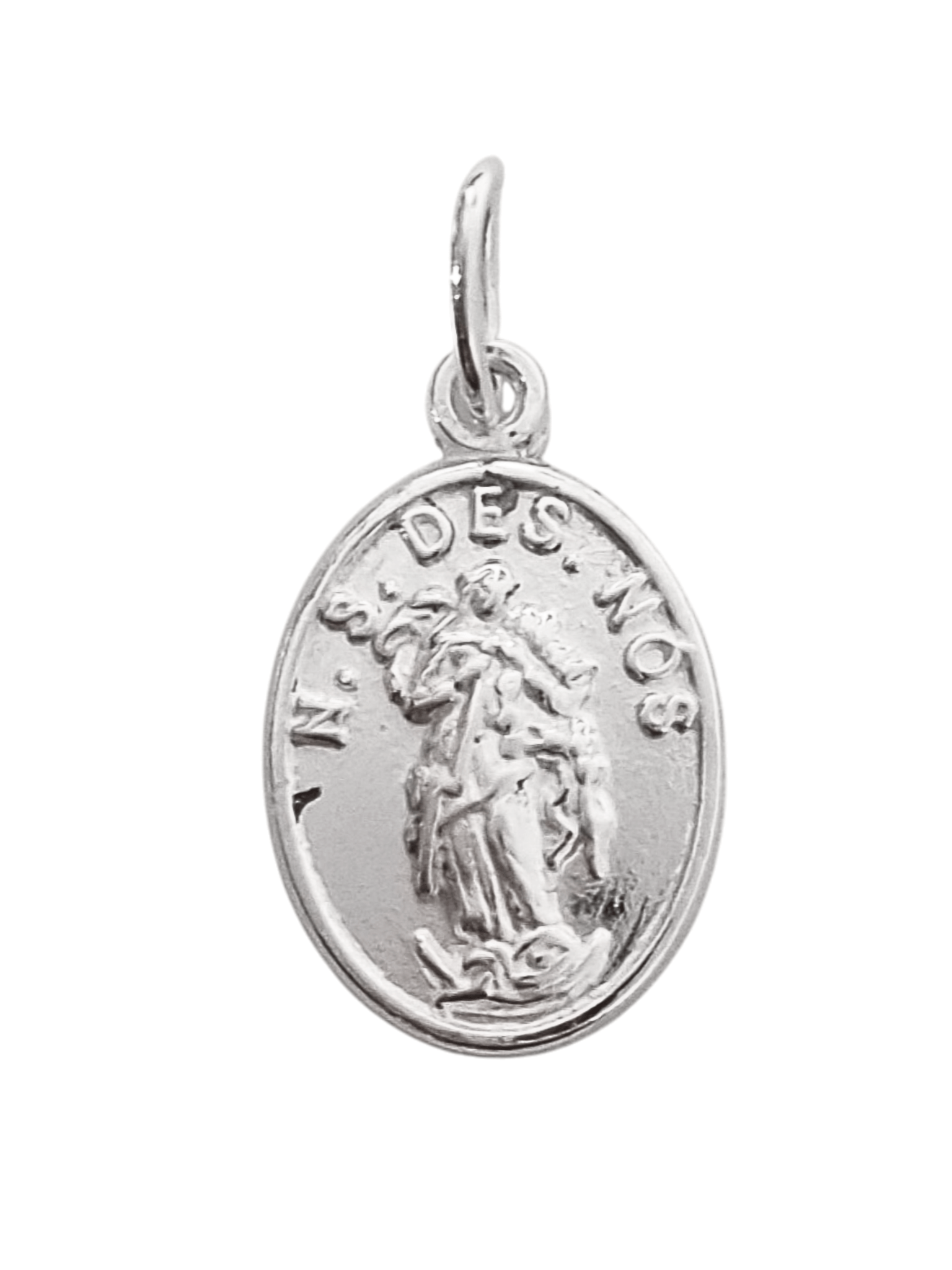 Medalha de Nossa Senhora Desatadora dos Nós em Prata de Lei 925-TerraCotta Arte Sacra