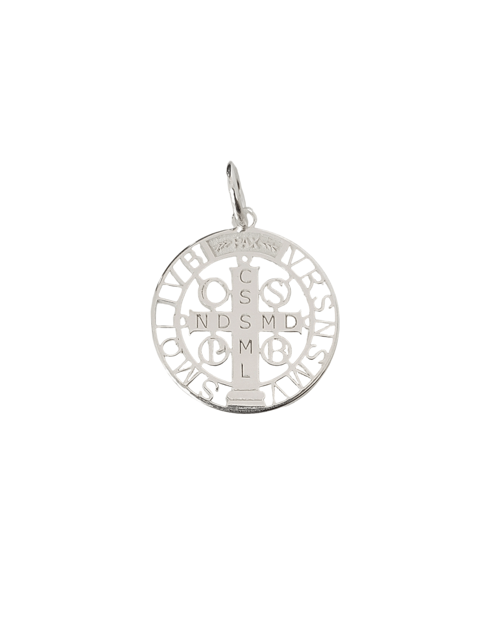 Medalha de São Bento Vazada em Prata de Lei 925-TerraCotta Arte Sacra