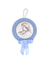 Medalhão de Berço com Medalha de Prata Madona (Meninos)-TerraCotta Arte Sacra