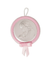 Medalhão de Berço com Medalha de Prata Madona e Música (Meninas)-TerraCotta Arte Sacra
