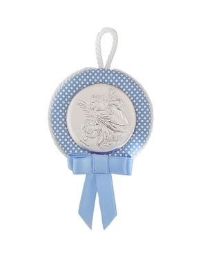 Medalhão de Berço com Medalha de Prata (Meninos)-TerraCotta Arte Sacra