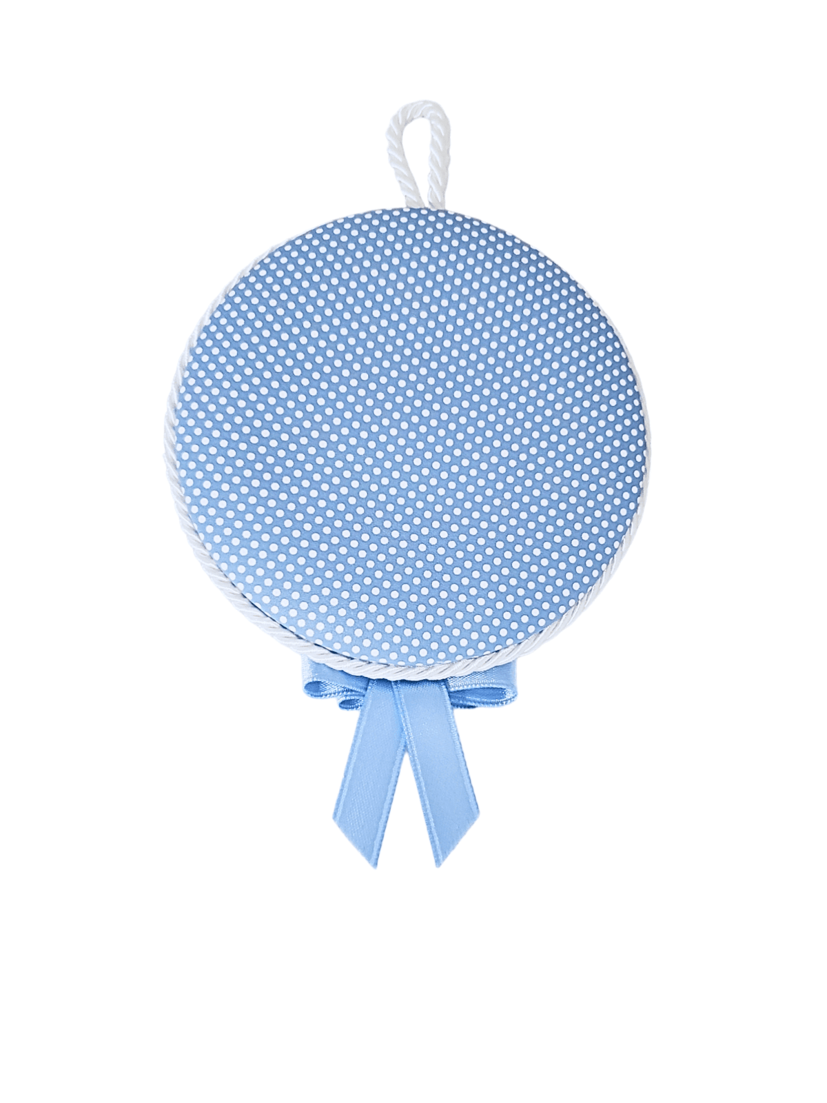 Medalhão de Berço com Medalha de Prata e Música (Meninos)-TerraCotta Arte Sacra