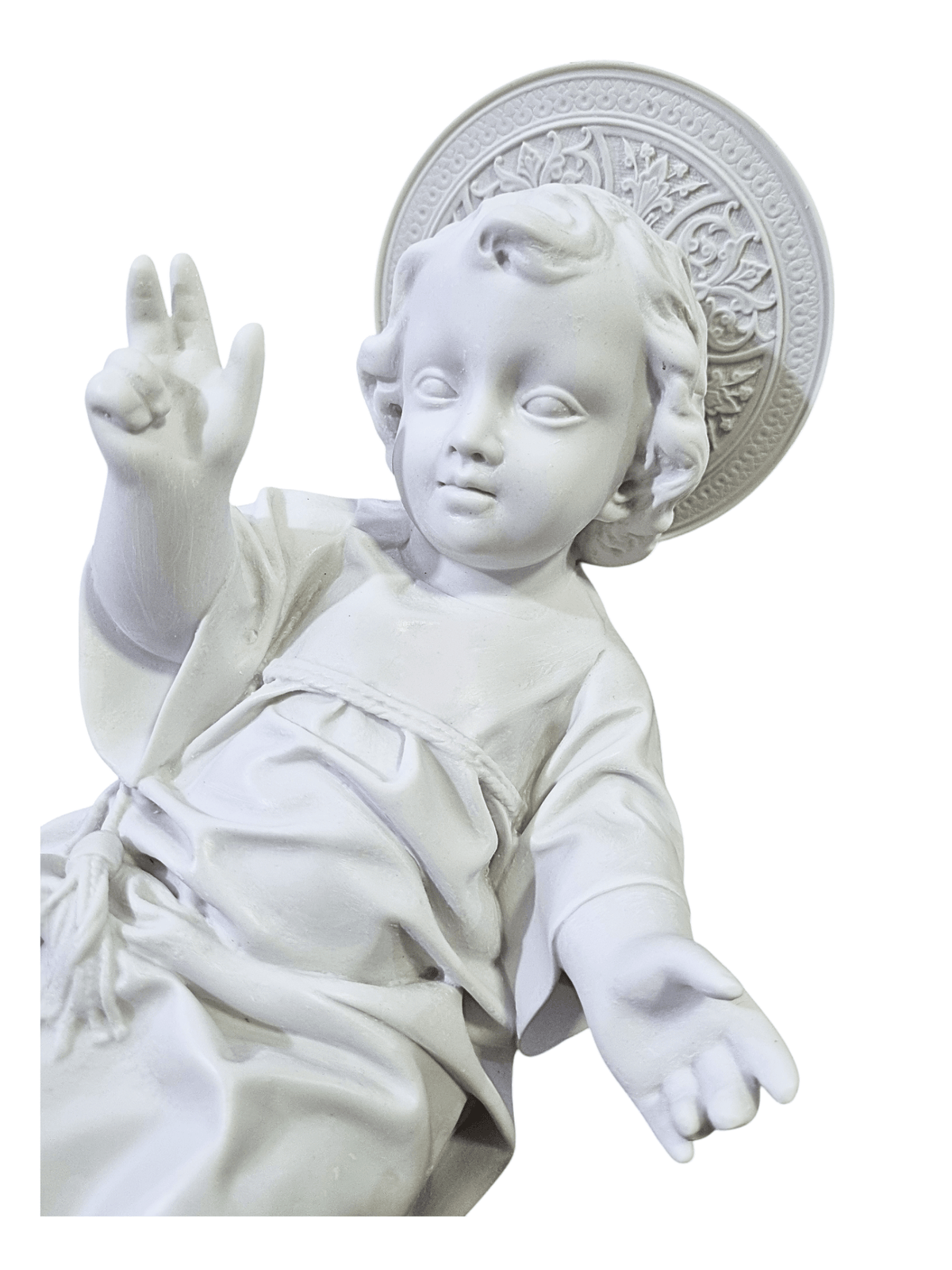 Menino Jesus em Pó de Mármore 26 cm-TerraCotta Arte Sacra