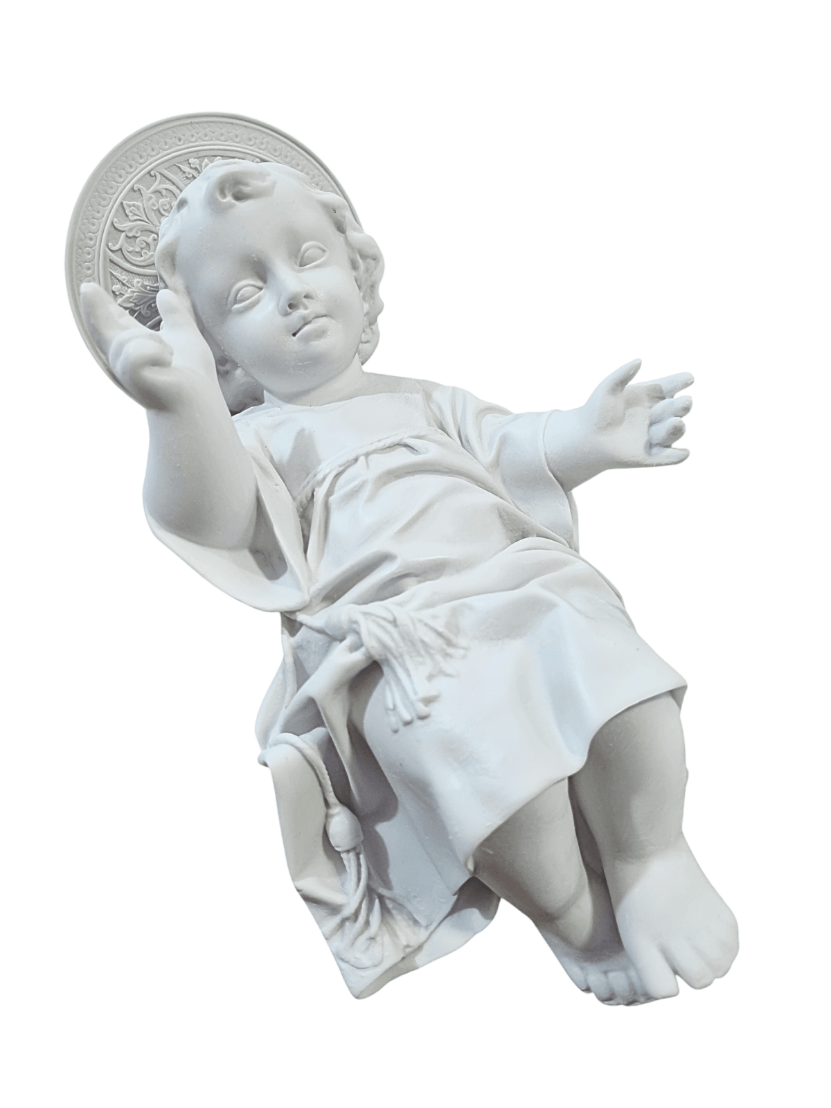 Menino Jesus em Pó de Mármore 26 cm-TerraCotta Arte Sacra