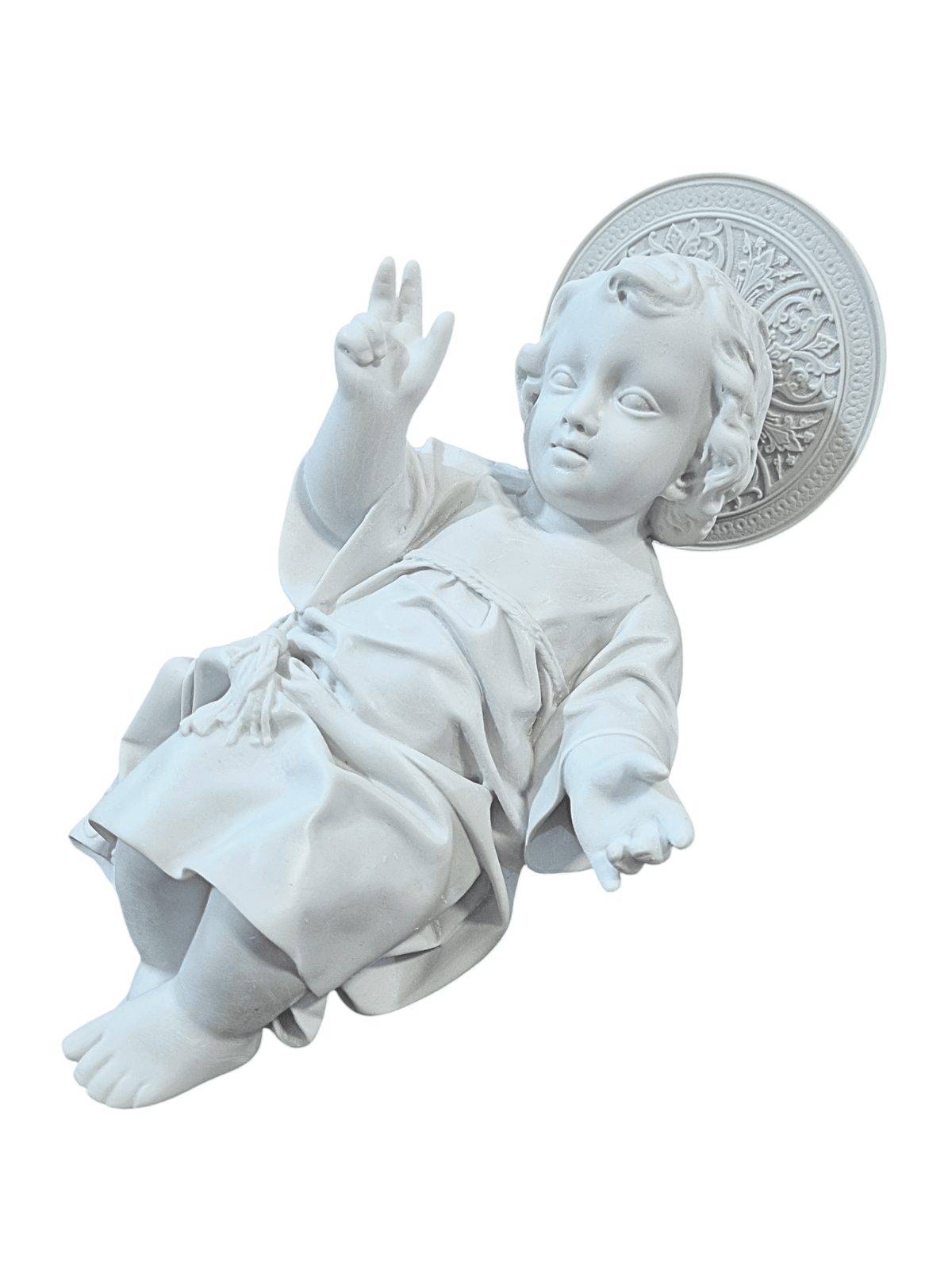 Menino Jesus em Pó de Mármore 26 cm-TerraCotta Arte Sacra