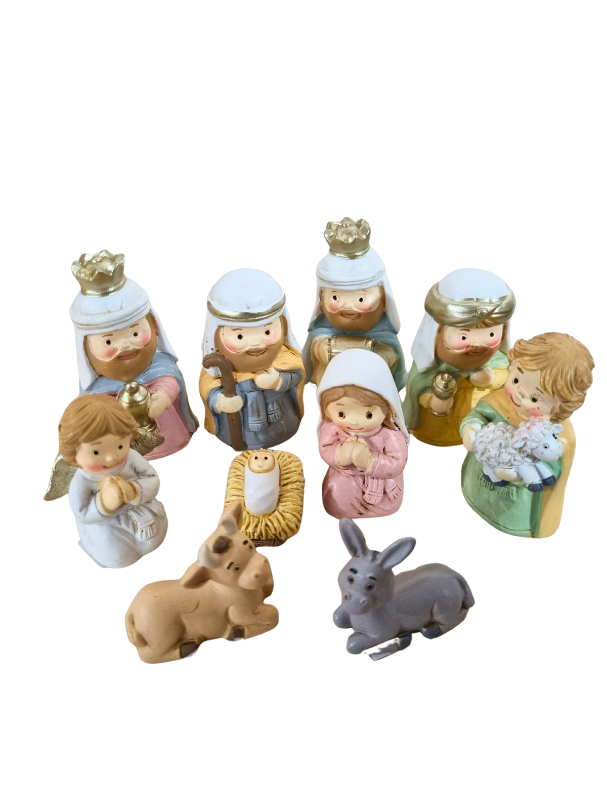 Mini Presépio 10 peças 5,5 cm-TerraCotta Arte Sacra