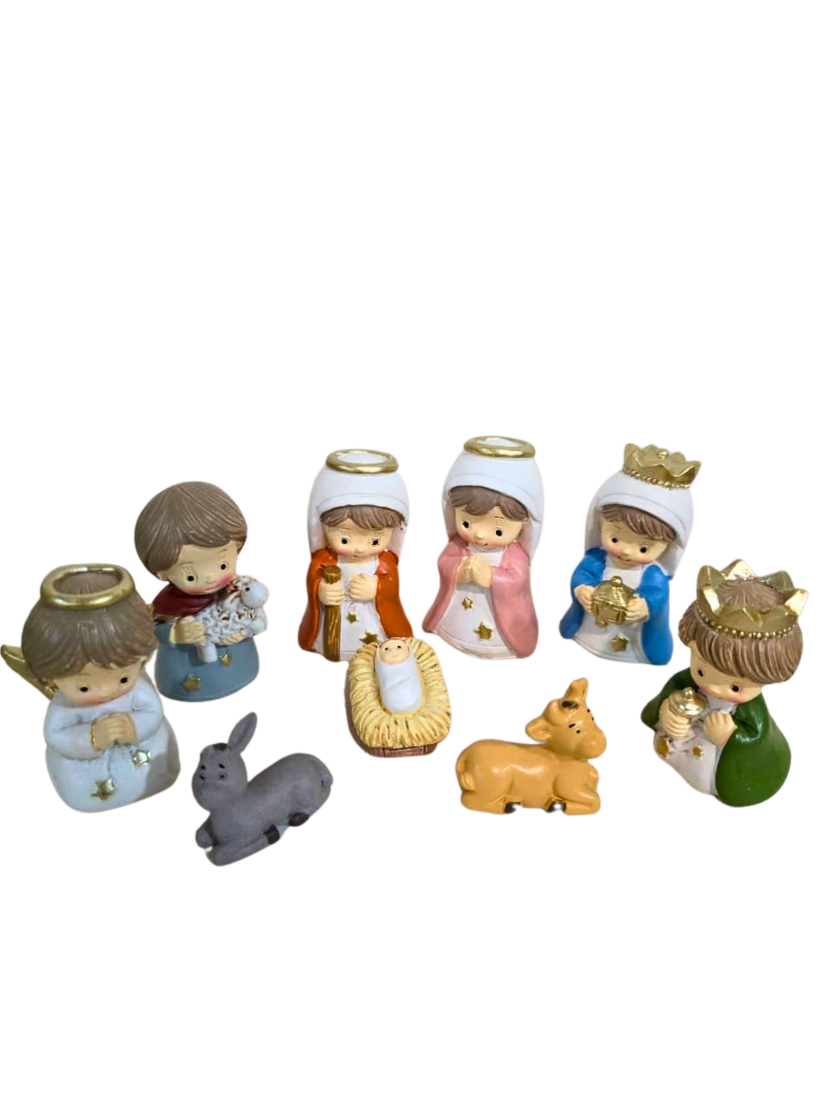 Mini Presépio 10 peças 6,5 cm-TerraCotta Arte Sacra