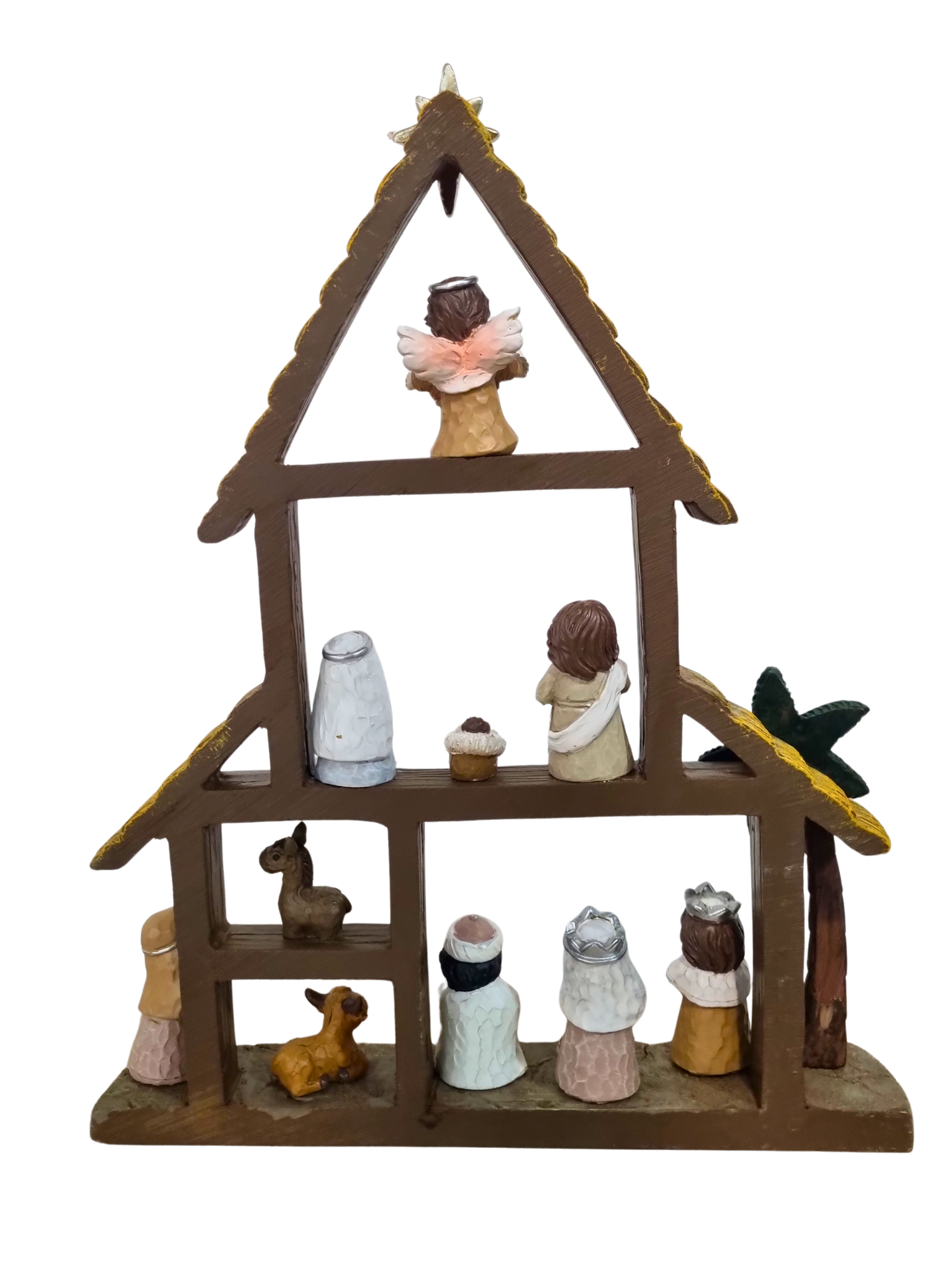Mini Presépio em Resina 10 peças 32 cm-TerraCotta Arte Sacra