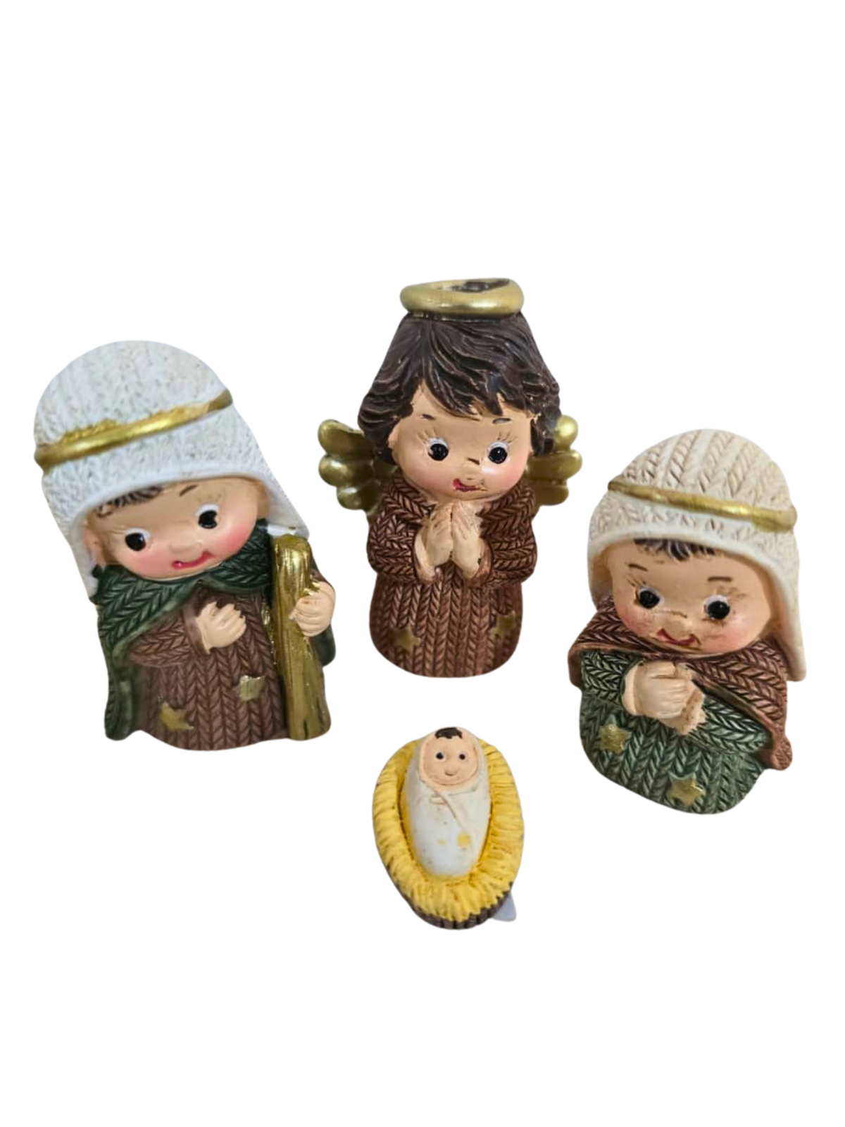 Mini Presépio em Resina 10 peças 6 cm-TerraCotta Arte Sacra