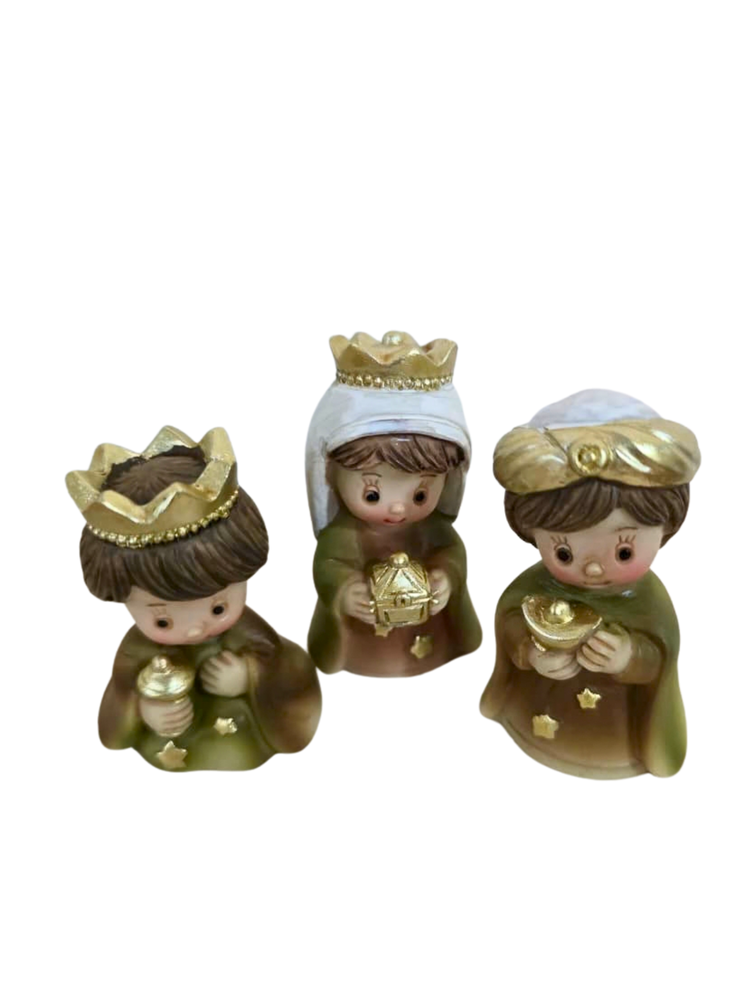 Mini Presépio em Resina 10 peças 6,5 cm-TerraCotta Arte Sacra
