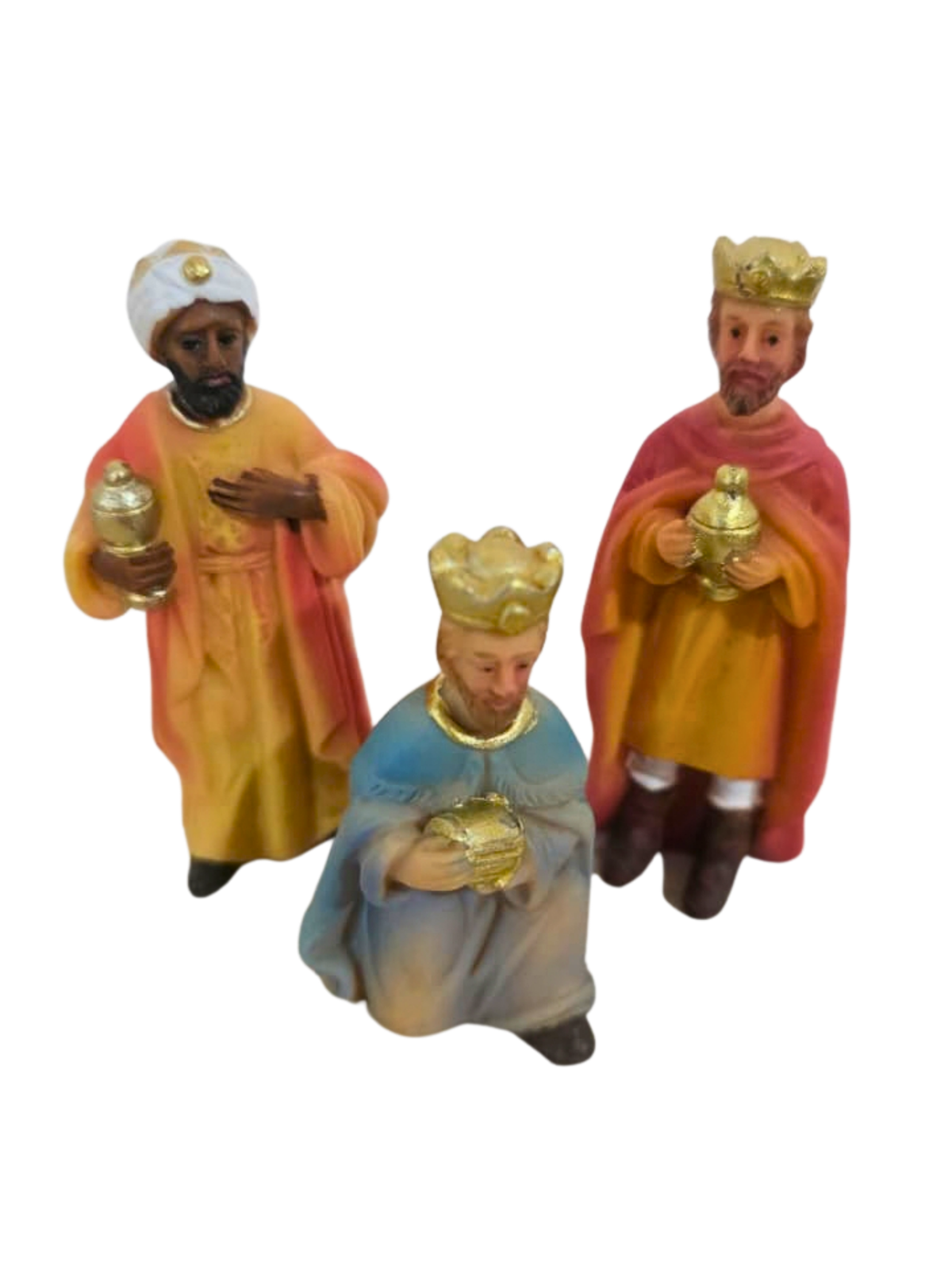 Mini Presépio em Resina 10 peças 7,5 cm-TerraCotta Arte Sacra