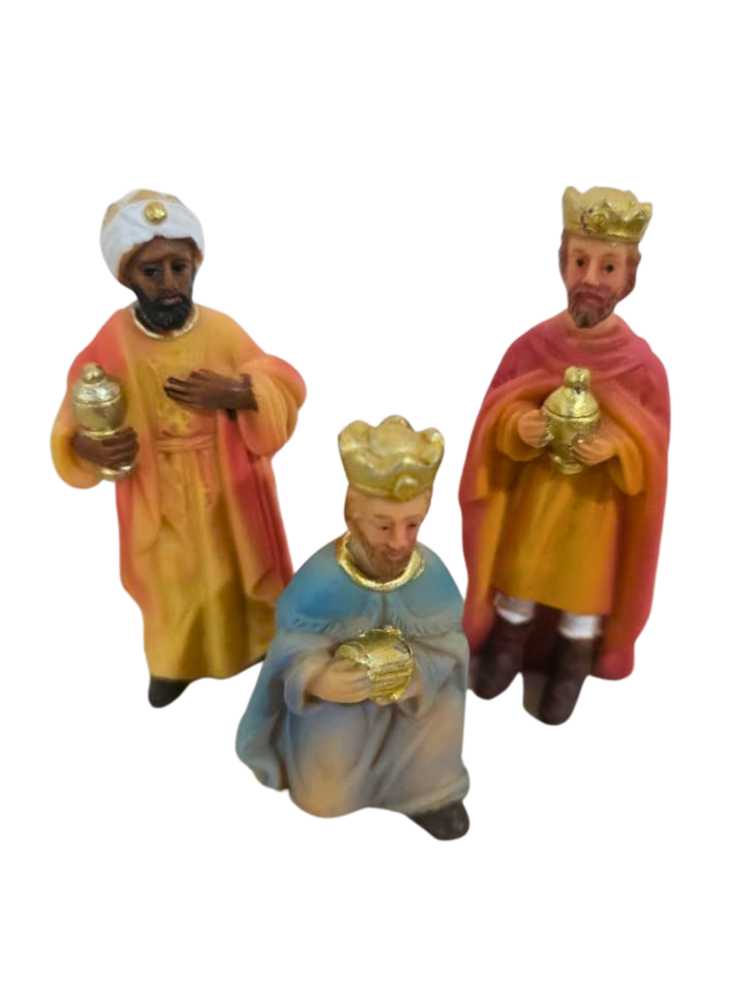 Mini Presépio em Resina 10 peças 7,5 cm-TerraCotta Arte Sacra