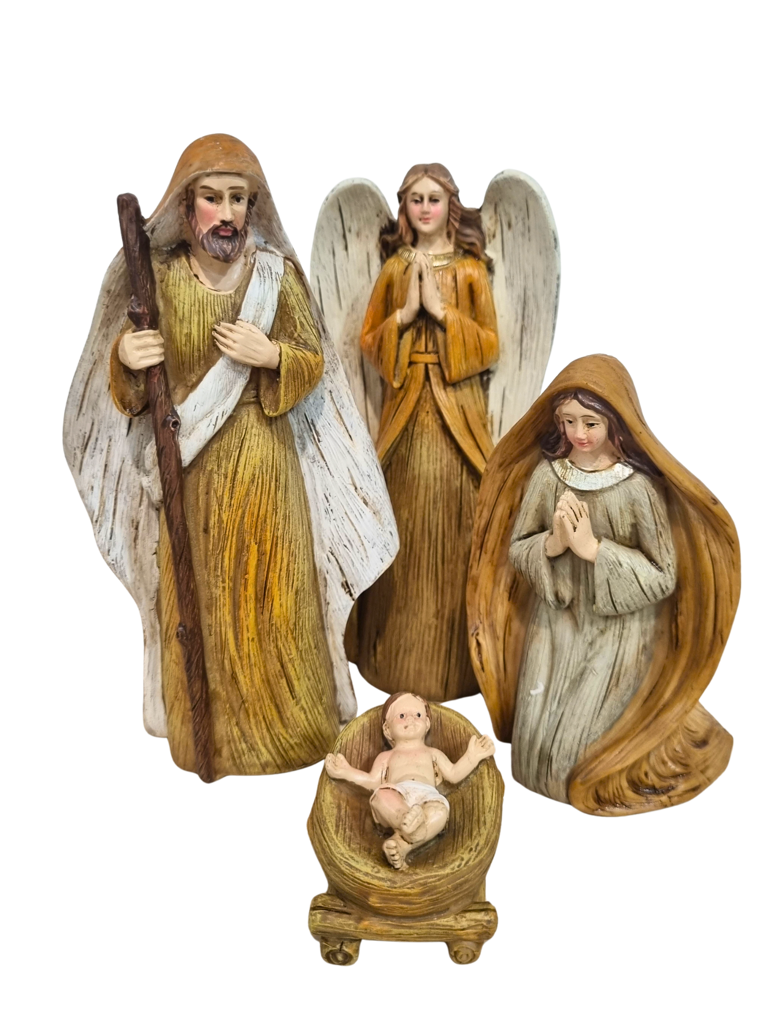 Mini Presépio em Resina 9 peças 15 cm-TerraCotta Arte Sacra