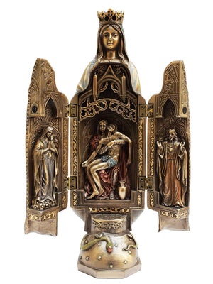 Nossa Senhora das Graças Tritico-TerraCotta Arte Sacra