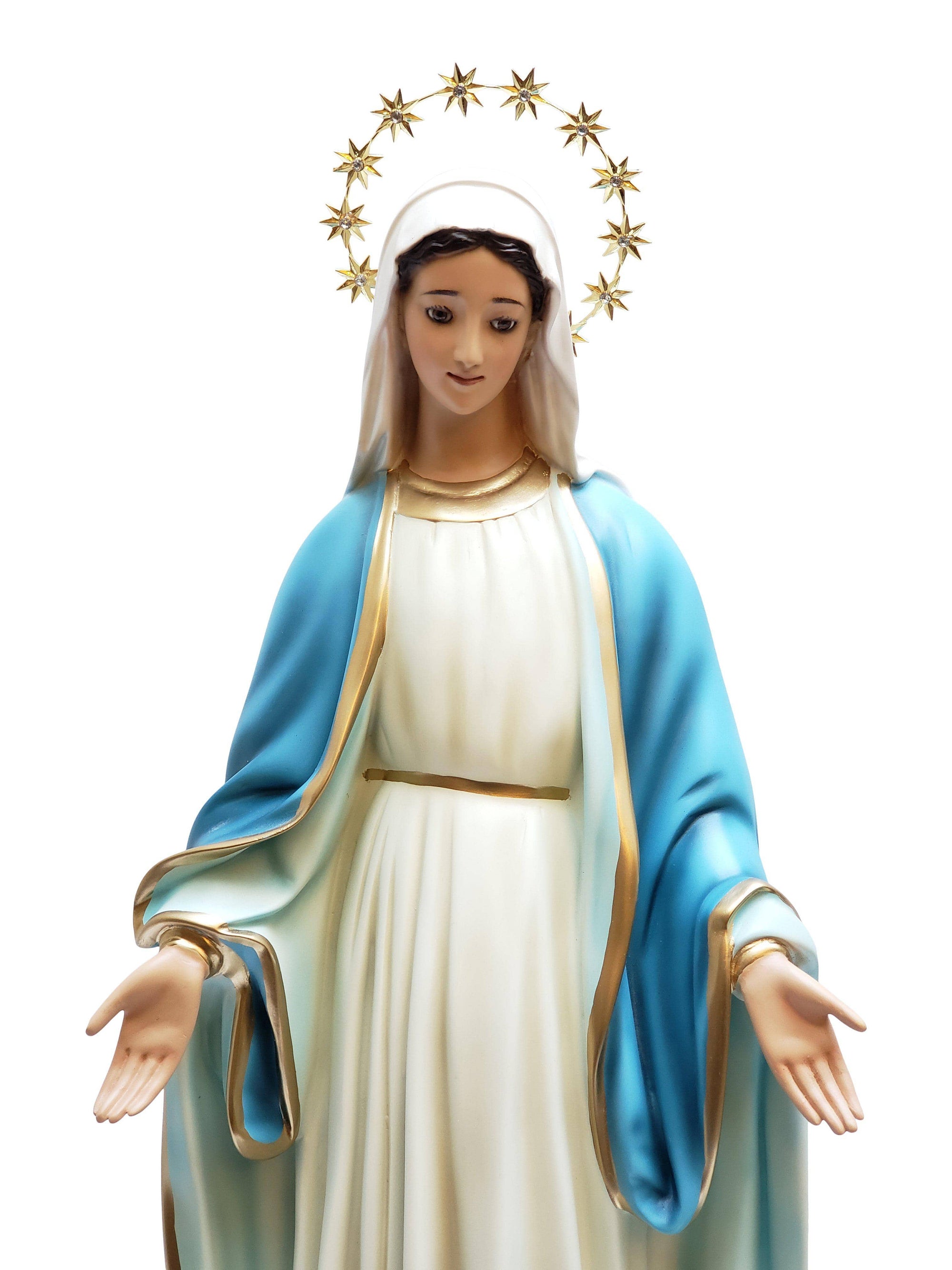 Nossa Senhora das Graças de Pó de Mármore 65 cm-TerraCotta Arte Sacra