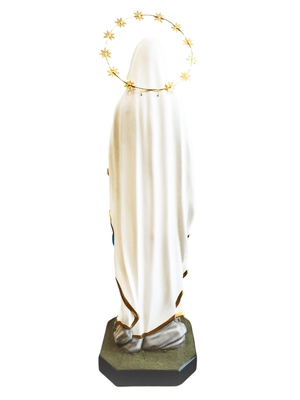Nossa Senhora de Lourdes em Pó de Mármore 1,07 m-TerraCotta Arte Sacra