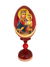 Ovo Russo em Madeira Fabergé Ícone Mãe de Deus de Jerusalém 20 cm-TerraCotta Arte Sacra
