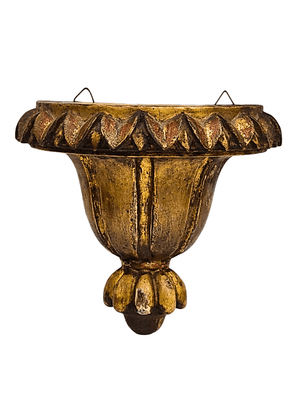 Peanha de madeira sec. XIX 18x21x12-TerraCotta Arte Sacra