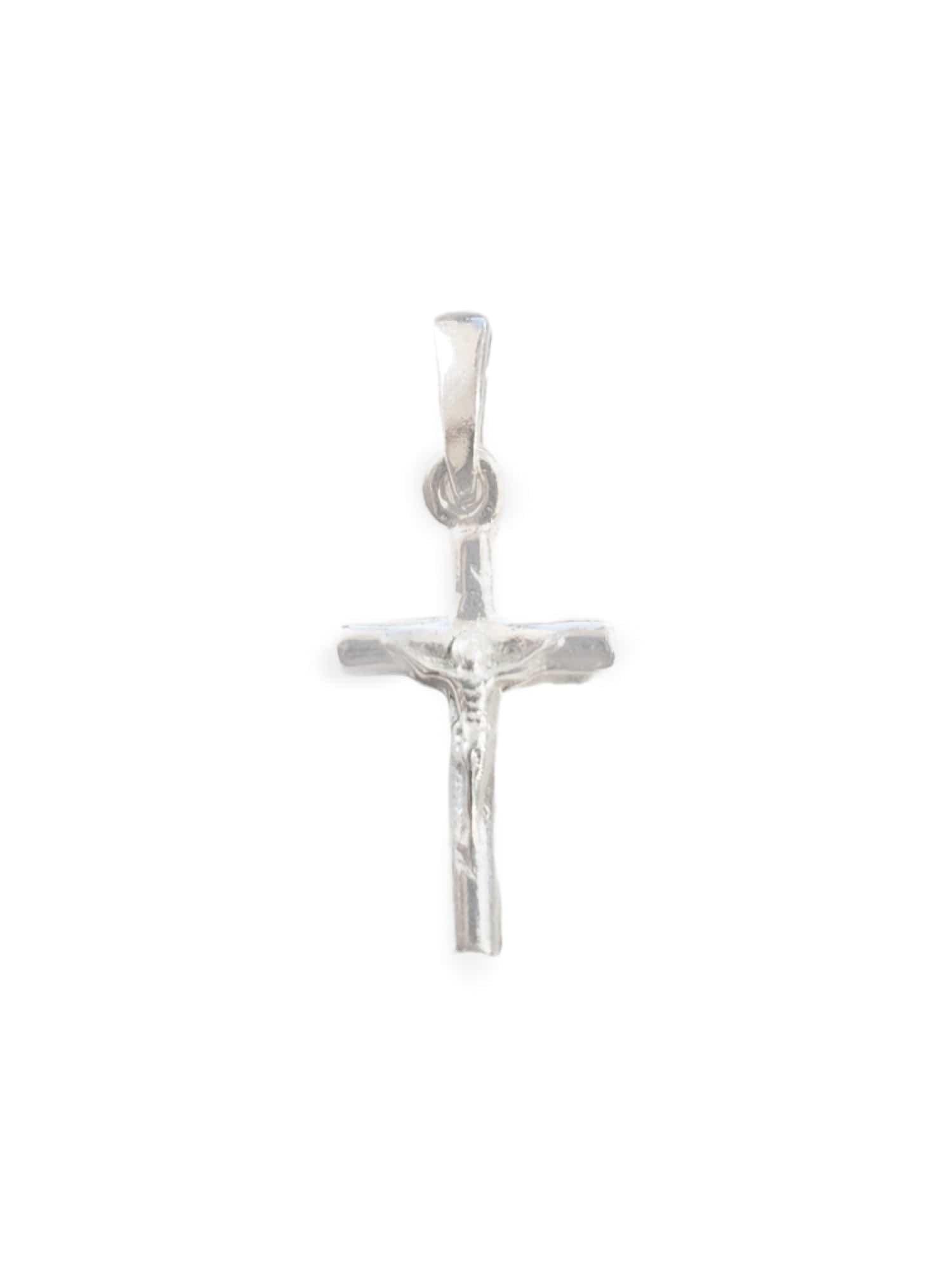 Pingente Crucifixo em Prata 925-TerraCotta Arte Sacra
