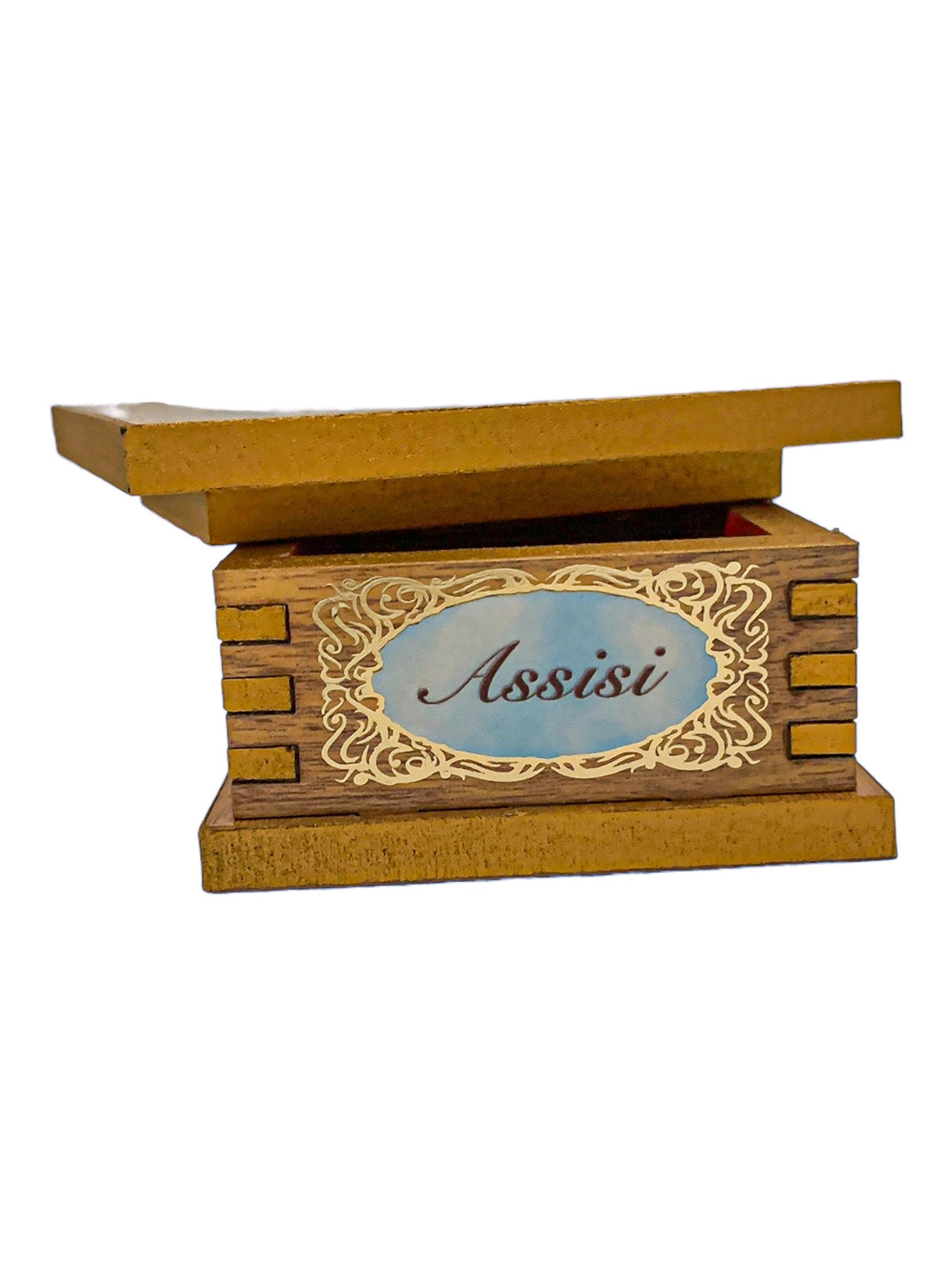 Porta Terço Italiano de Madeira São Francisco-TerraCotta Arte Sacra