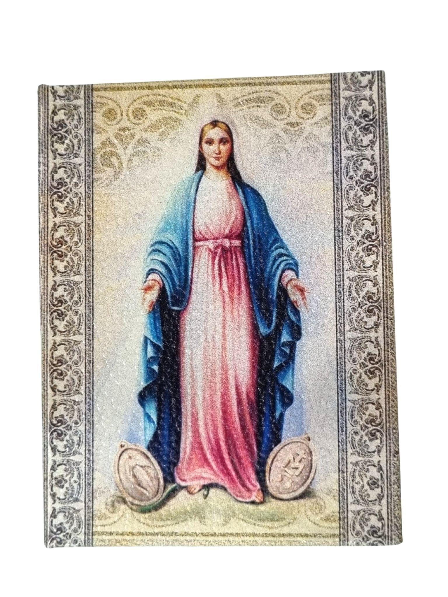 Porta Terço Italiano de Nossa Senhora das Graças dos Nós para Terço de até 8 mm-TerraCotta Arte Sacra