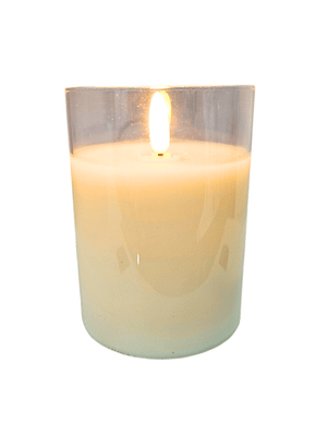 Porta Vela com Luz de Led Médio 10 cm-TerraCotta Arte Sacra