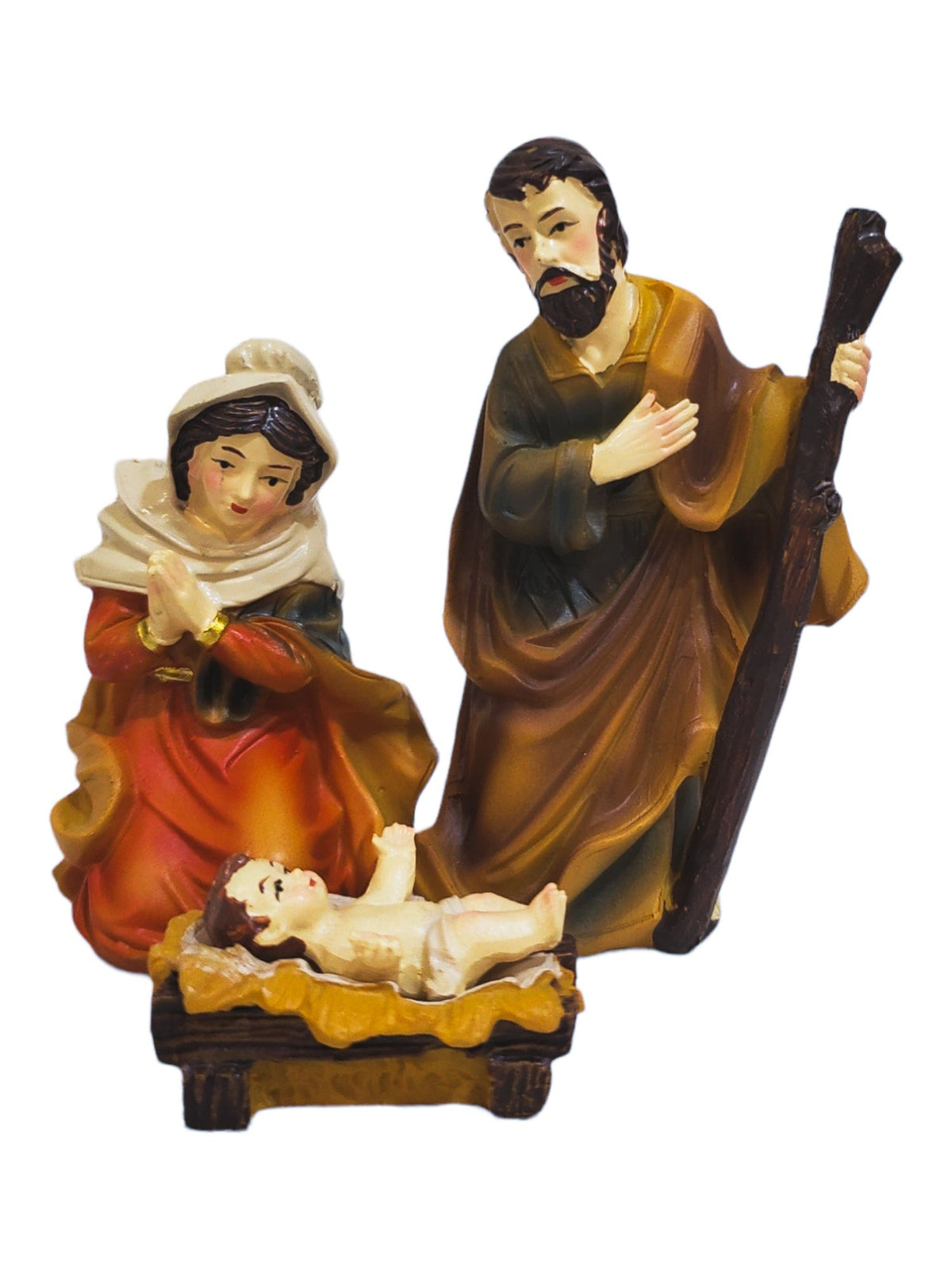 Presépio 10 Peças em Resina 12,5 cm-TerraCotta Arte Sacra