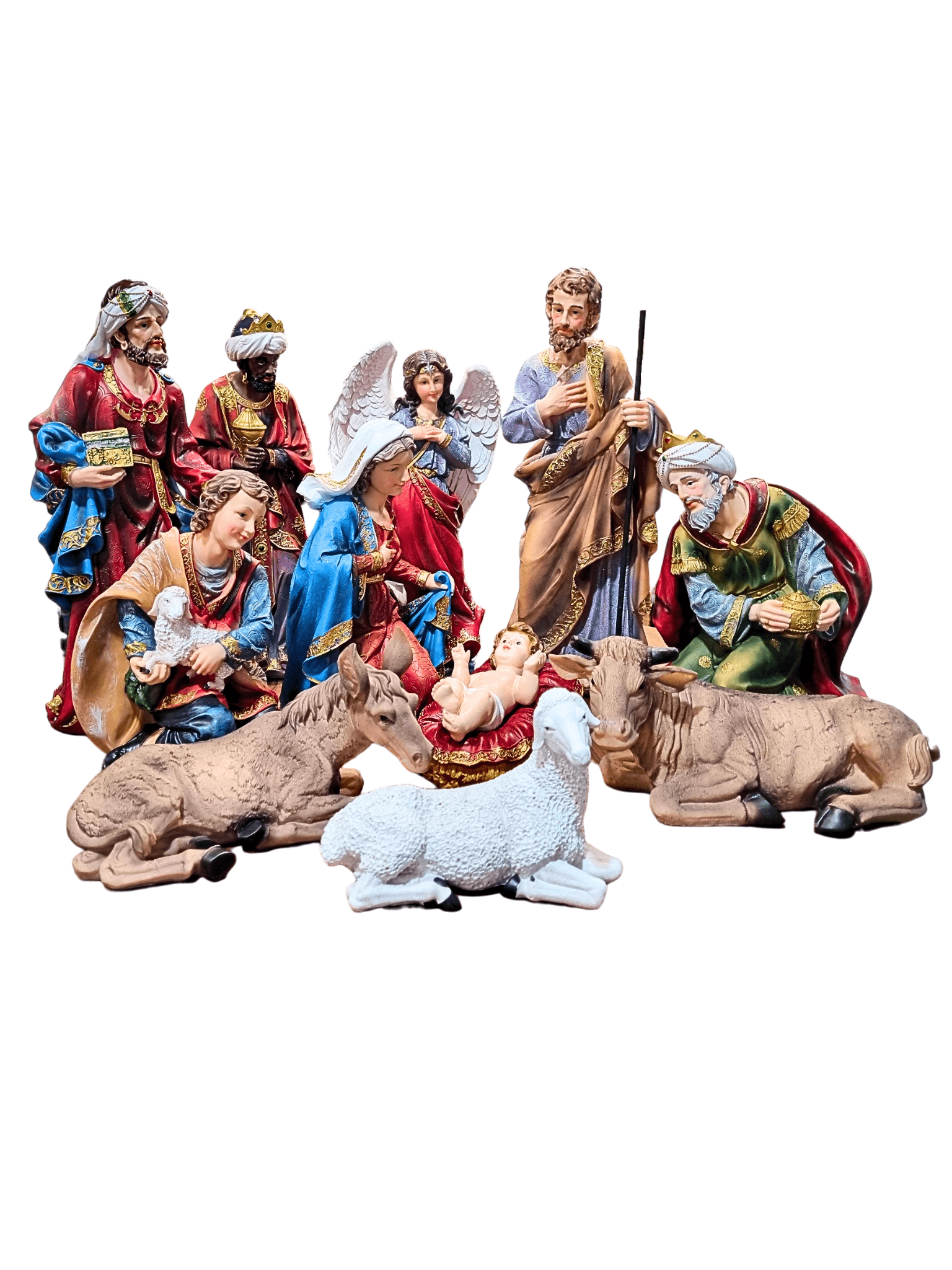 Presépio 11 peças em Resina 60 cm-TerraCotta Arte Sacra