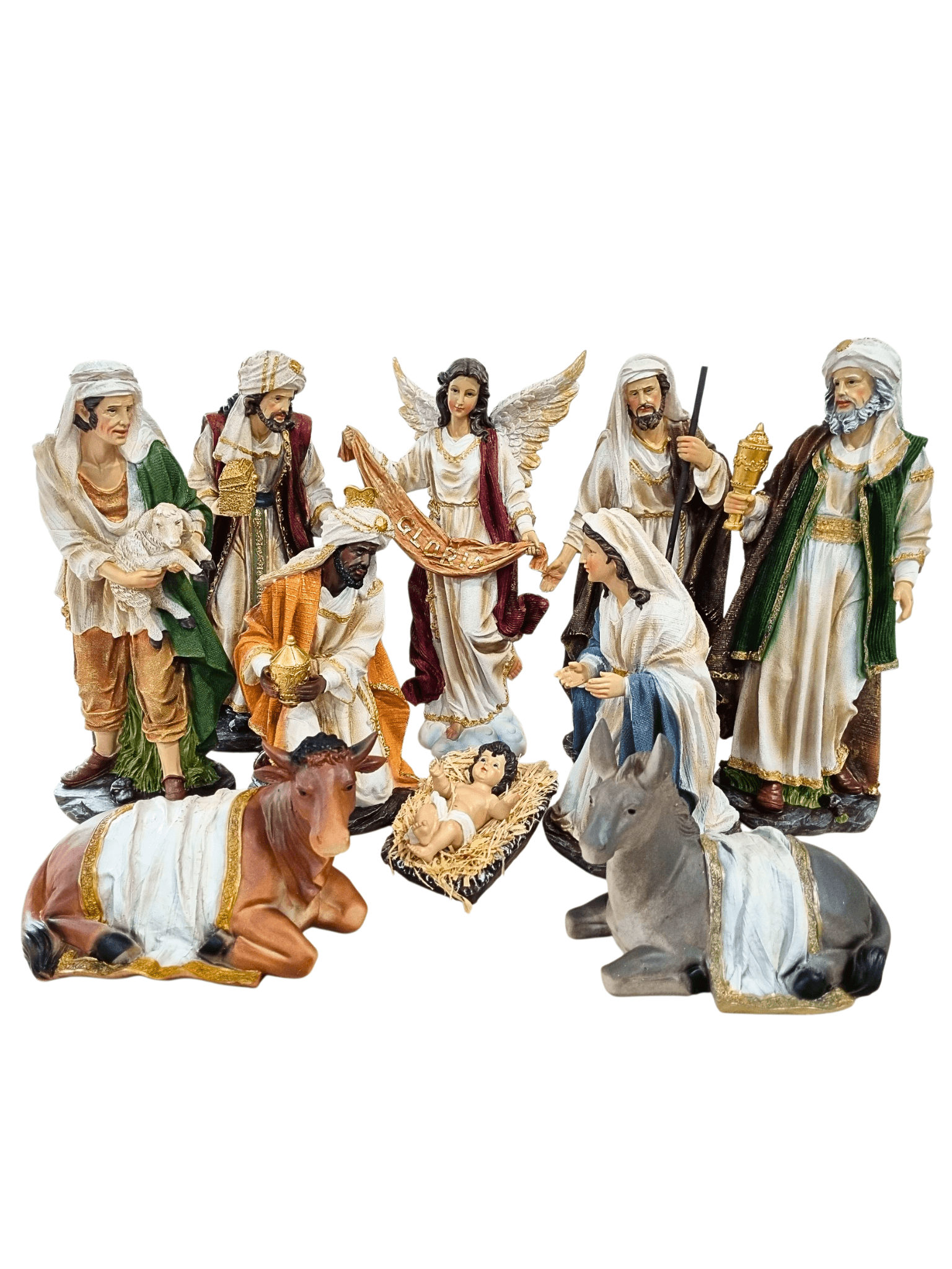 Presépio Completo com 11 peças e 40 cm-TerraCotta Arte Sacra