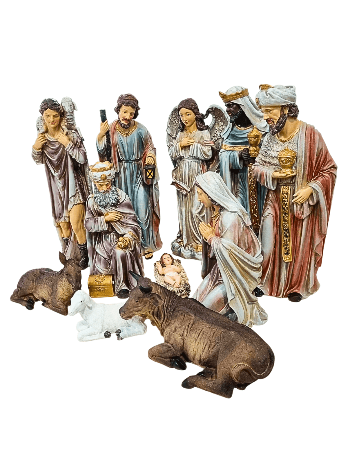 Presépio Completo com 11 peças e 45 cm-TerraCotta Arte Sacra